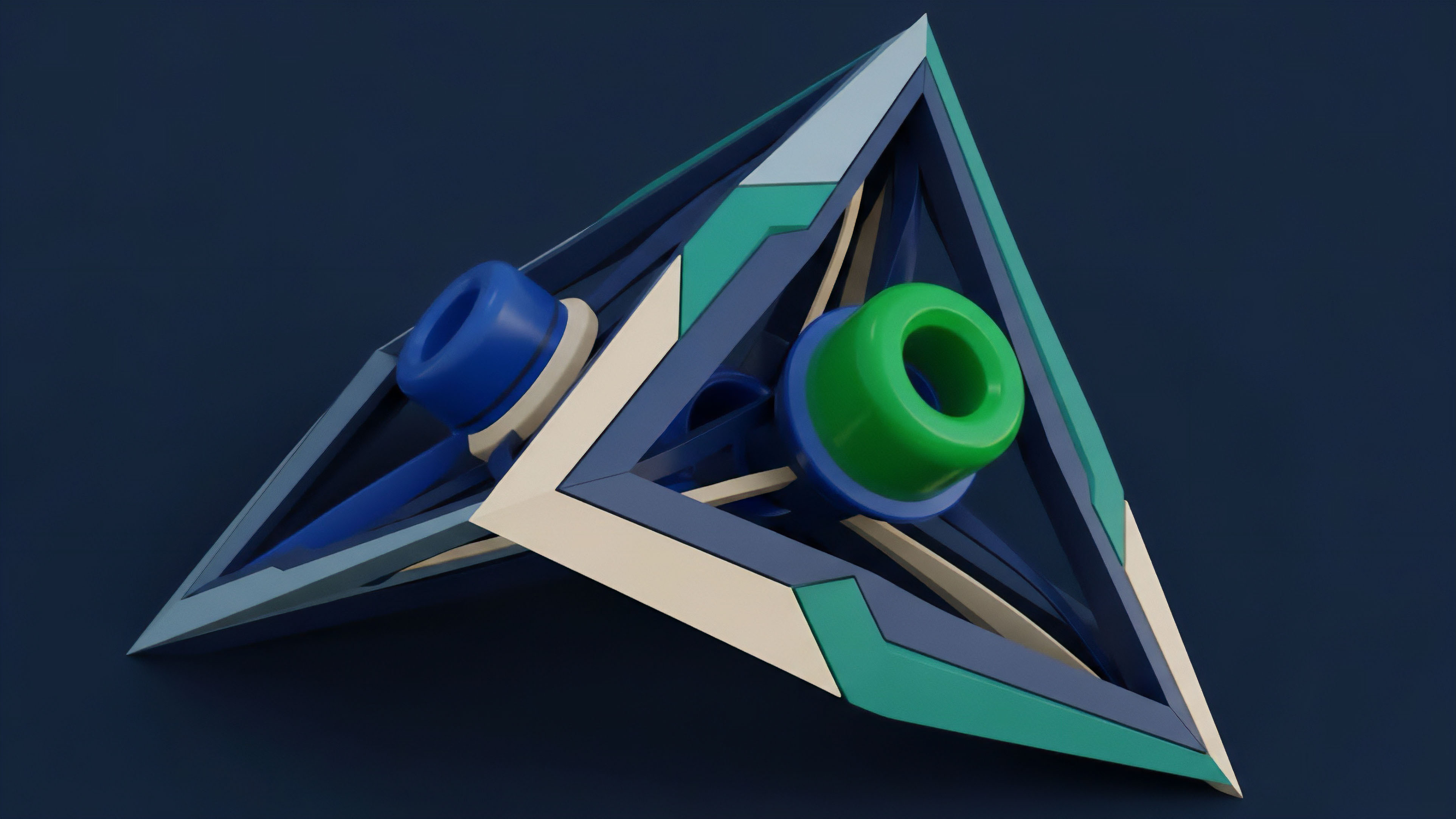 An abstract geometric structure symbolizes a complex structured product within the decentralized finance ecosystem. The multilayered framework illustrates the intricate architecture of derivatives and options contracts. Interlocking internal components represent collateralized positions and risk exposure management, specifically delta hedging across multiple liquidity pools. This visualization captures the systemic complexity inherent in synthetic assets and protocol governance for yield generation. The design emphasizes interconnectedness and risk mitigation strategies in a volatile derivatives market.