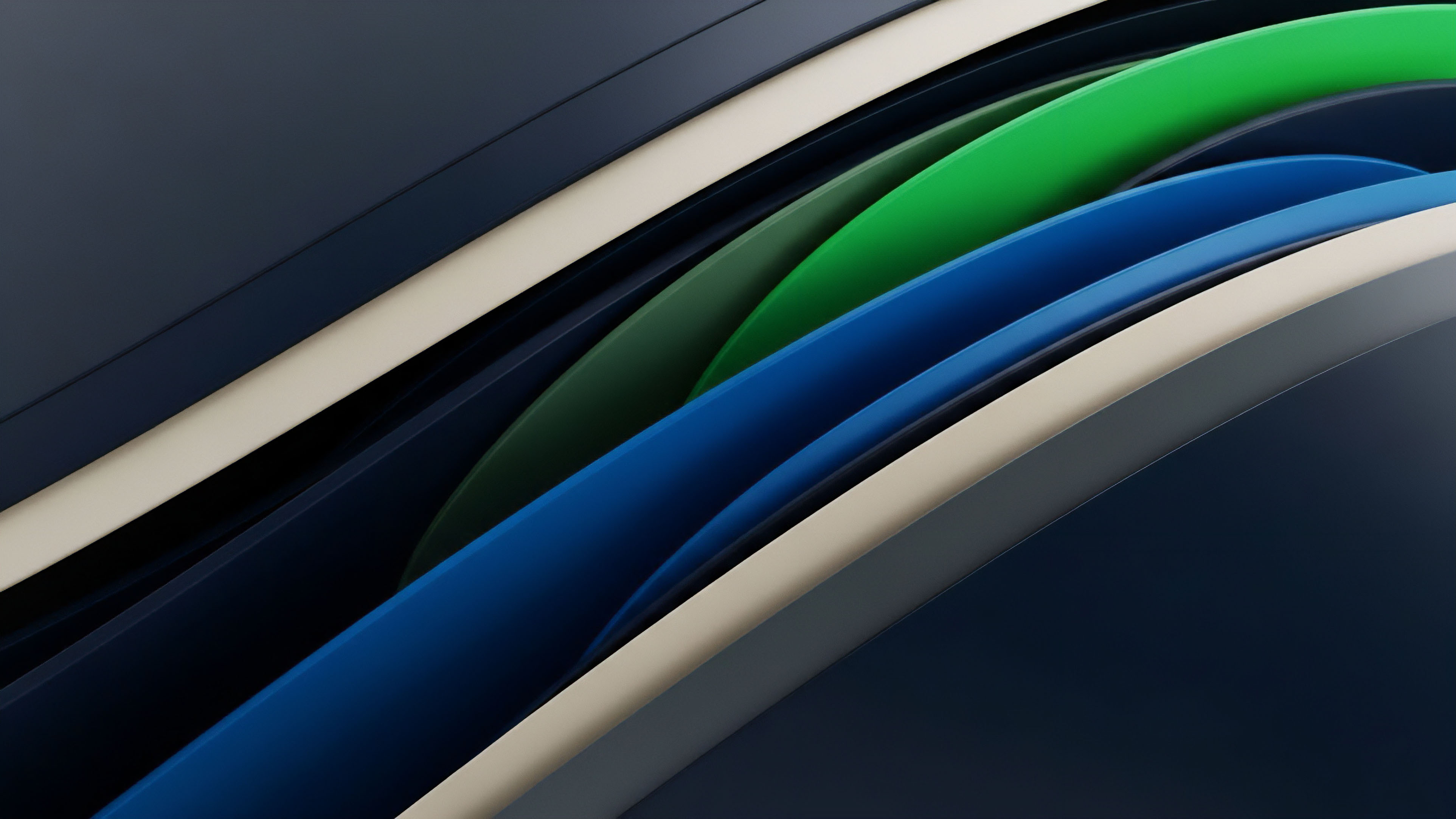 This abstract composition represents the layered architecture and complexity inherent in decentralized finance protocols. The flowing curves symbolize dynamic liquidity pools and continuous price discovery in derivatives markets. The distinct colors denote different asset classes and risk stratification within collateralized debt positions. The overlapping structure visualizes how risk propagates and hedging strategies like perpetual swaps are implemented across multiple tranches or L1 L2 solutions. The image captures the interconnected market microstructure of synthetic assets, highlighting the need for robust risk management in high-volatility environments.