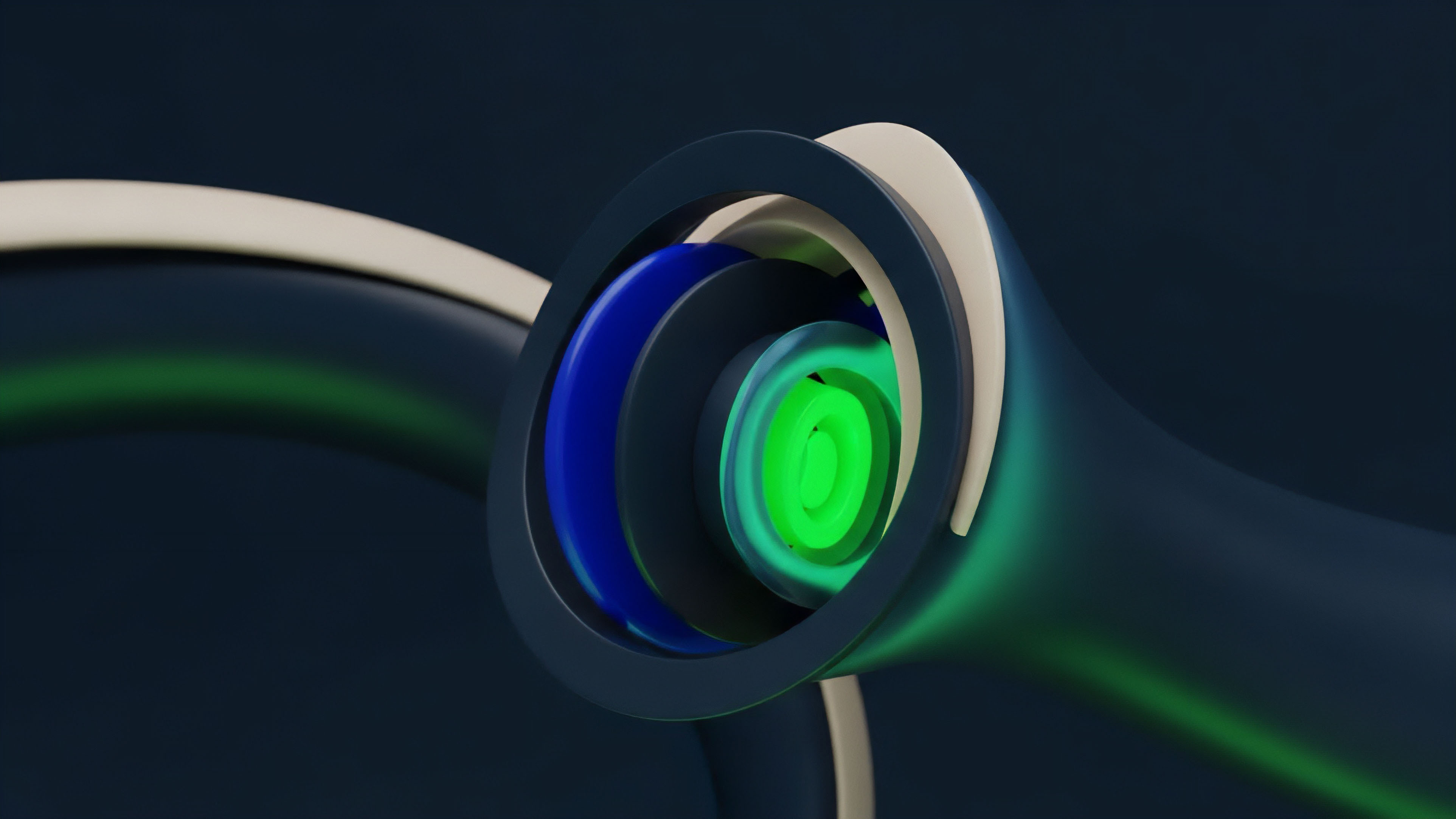 This abstract visualization illustrates the complexity of smart contract architecture within decentralized finance DeFi protocols. The concentric layers represent tiered collateral tranches in structured financial products, where the outer rings define risk parameters and Layer-2 scaling solutions. The vibrant green core signifies a core liquidity pool, acting as the yield generation source for an automated market maker AMM. This structure reflects how value flows through a synthetic asset creation protocol, driven by oracle data feeds and a calculated volatility premium to maintain systemic stability within the ecosystem.