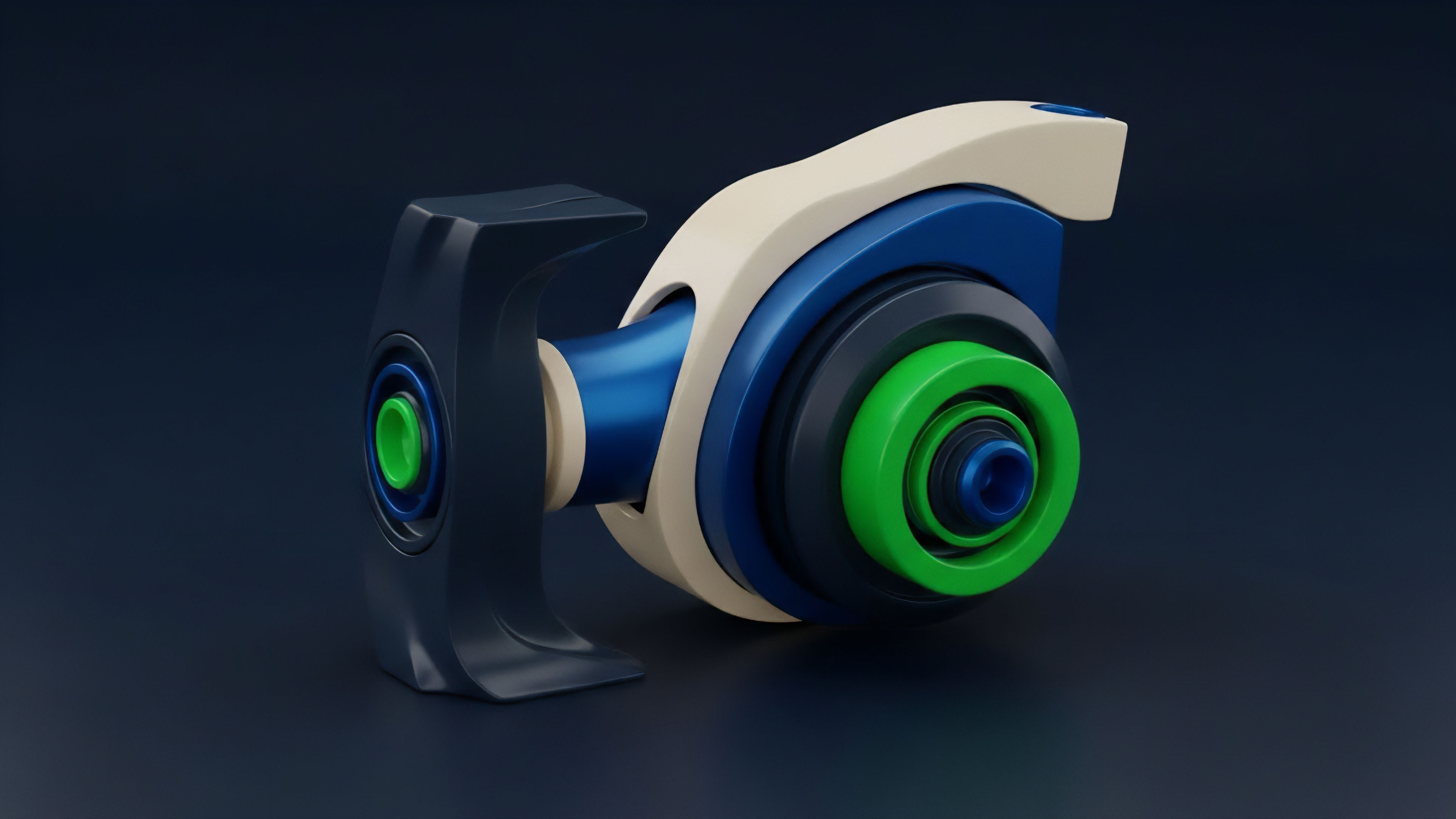A conceptual model representing complex financial instruments in decentralized finance. The layered structure symbolizes the intricate design of options contract pricing models and algorithmic trading strategies. The multi-component mechanism illustrates the interaction of various market mechanics, including collateralization and liquidity provision, within a protocol. The central green element signifies yield generation from staking and efficient capital deployment. This design encapsulates the precise calculation of risk parameters necessary for effective derivatives trading.