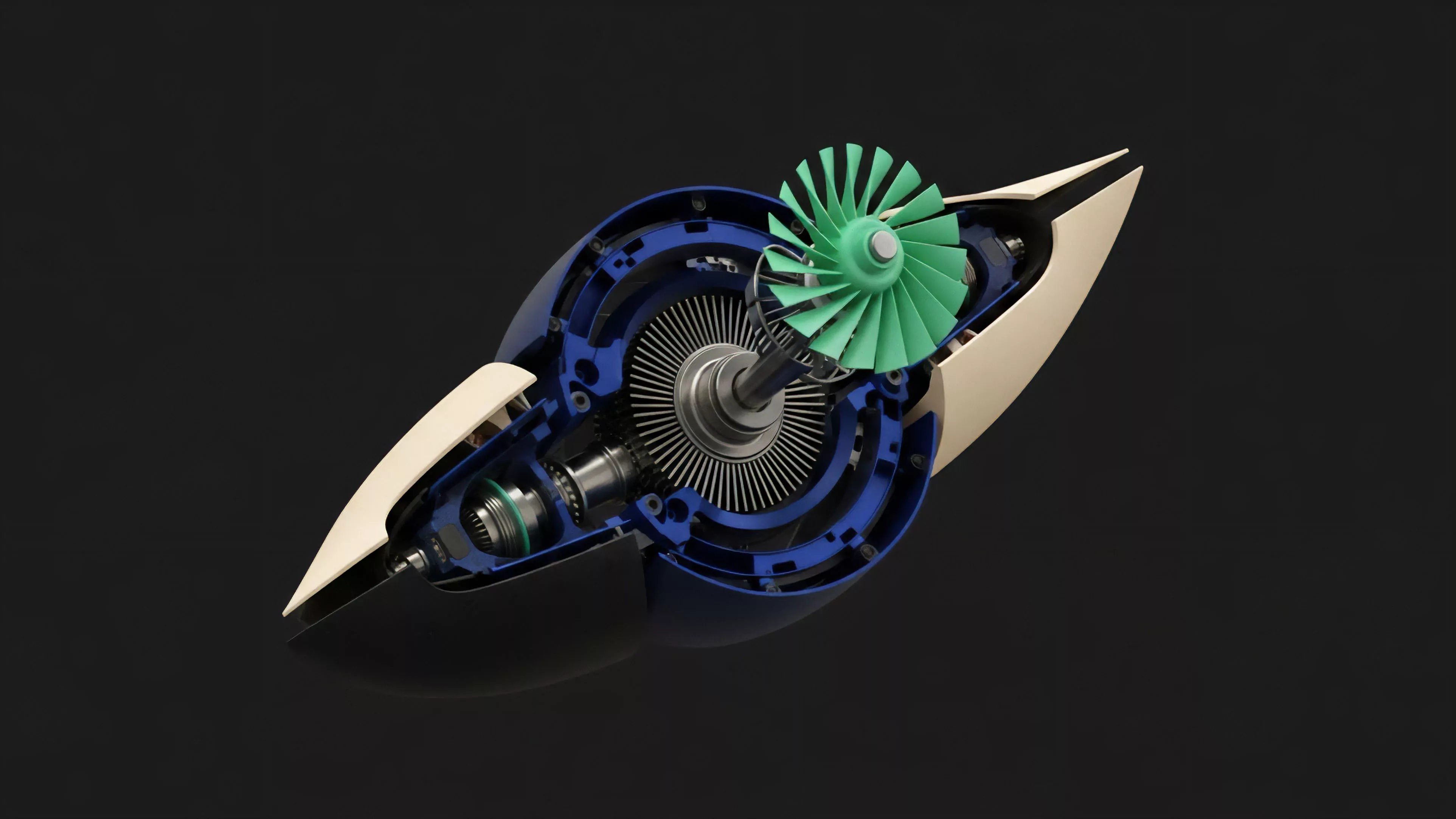 A detailed cutaway view of a high-performance engine illustrates the complex mechanics of an algorithmic execution core.
