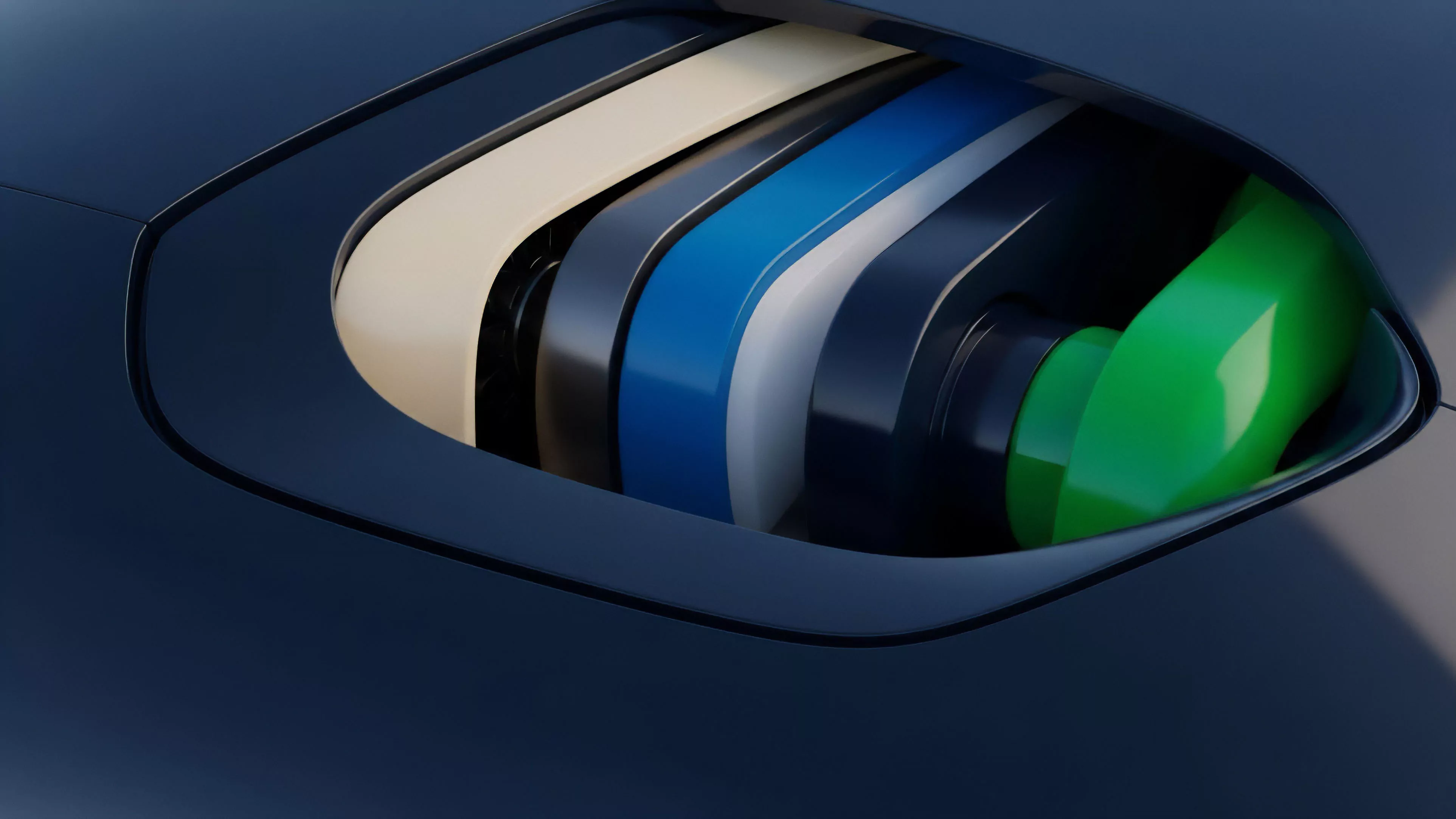 A stylized layered structure represents the complex market microstructure of a multi-asset portfolio and its risk tranches. The colored segments symbolize different collateralized debt position layers within a decentralized protocol. The sequential arrangement illustrates algorithmic execution and liquidity pool dynamics as capital flows through various segments. The bright green core signifies yield aggregation derived from optimized volatility dynamics and effective options chain management in DeFi. This visual abstraction captures the intricate layering of financial products.