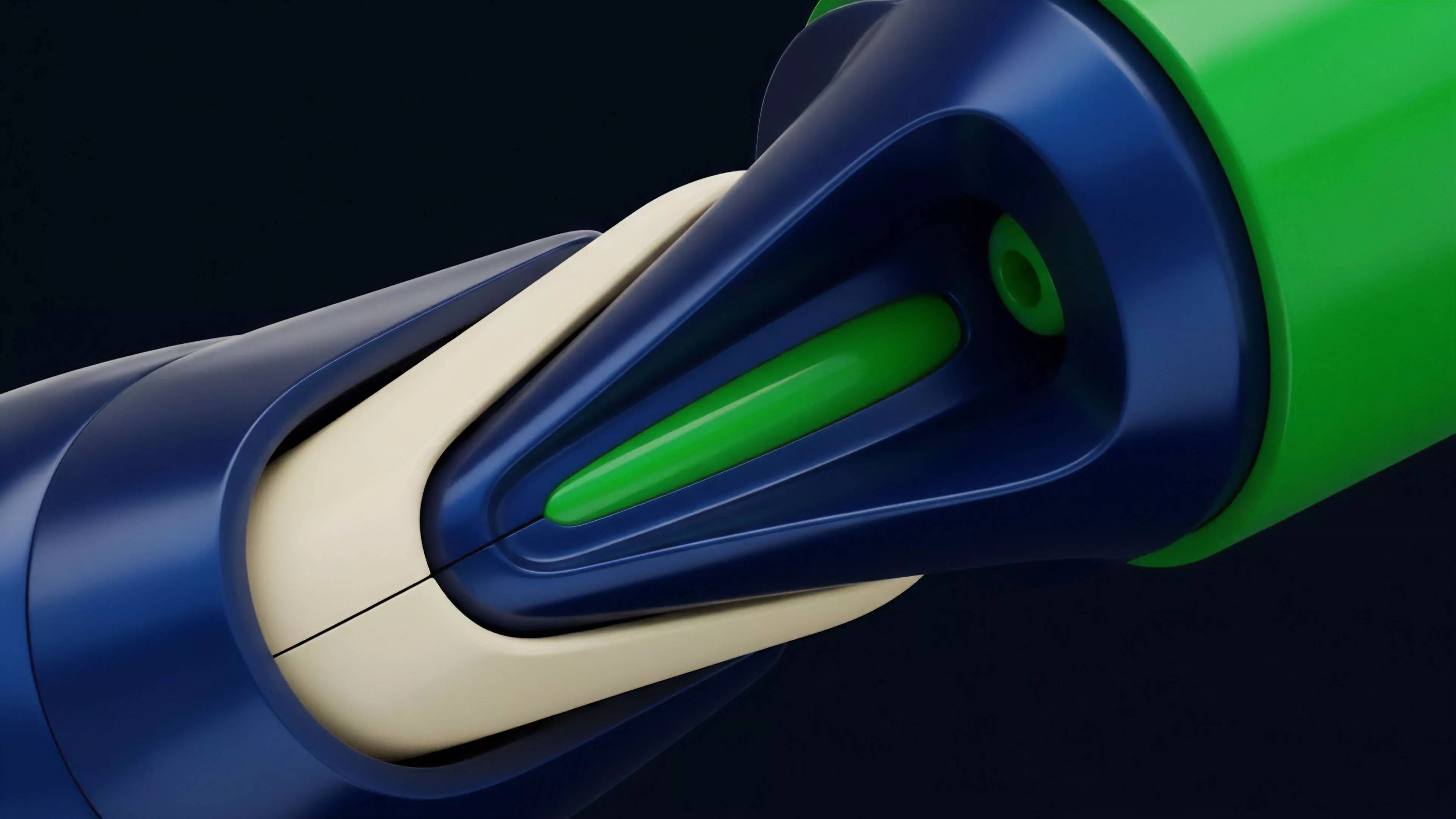 A detailed close-up of interlocking components represents a sophisticated algorithmic trading framework within decentralized finance. The precisely fitted blue and beige modules symbolize the secure layering of smart contracts and liquidity provision pools. A bright green central component signifies real-time oracle data streams essential for automated market maker operations and dynamic hedging strategies. This visual metaphor illustrates the system's focus on capital efficiency, risk mitigation, and automated collateralization mechanisms required for complex financial derivatives in a high-speed trading environment.