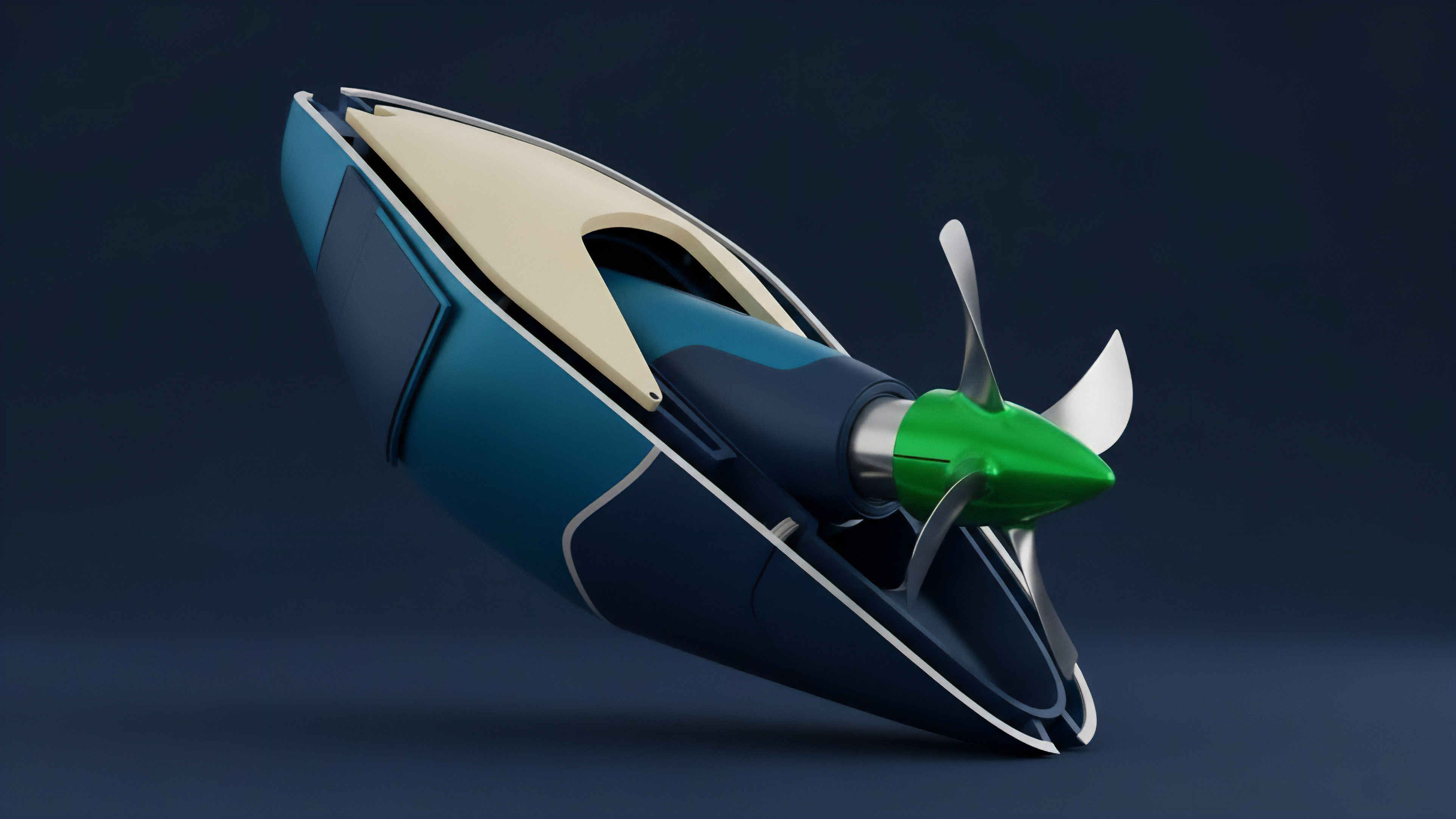 A detailed internal view of an advanced algorithmic execution engine reveals its core components. The structure resembles a complex financial engineering model or a structured product design. The propeller acts as a metaphor for the liquidity mechanism driving market movement. This represents how DeFi protocols manage capital deployment and mitigate risk-weighted asset exposure, providing insights into advanced options strategies and impermanent loss calculations in high-volatility environments.