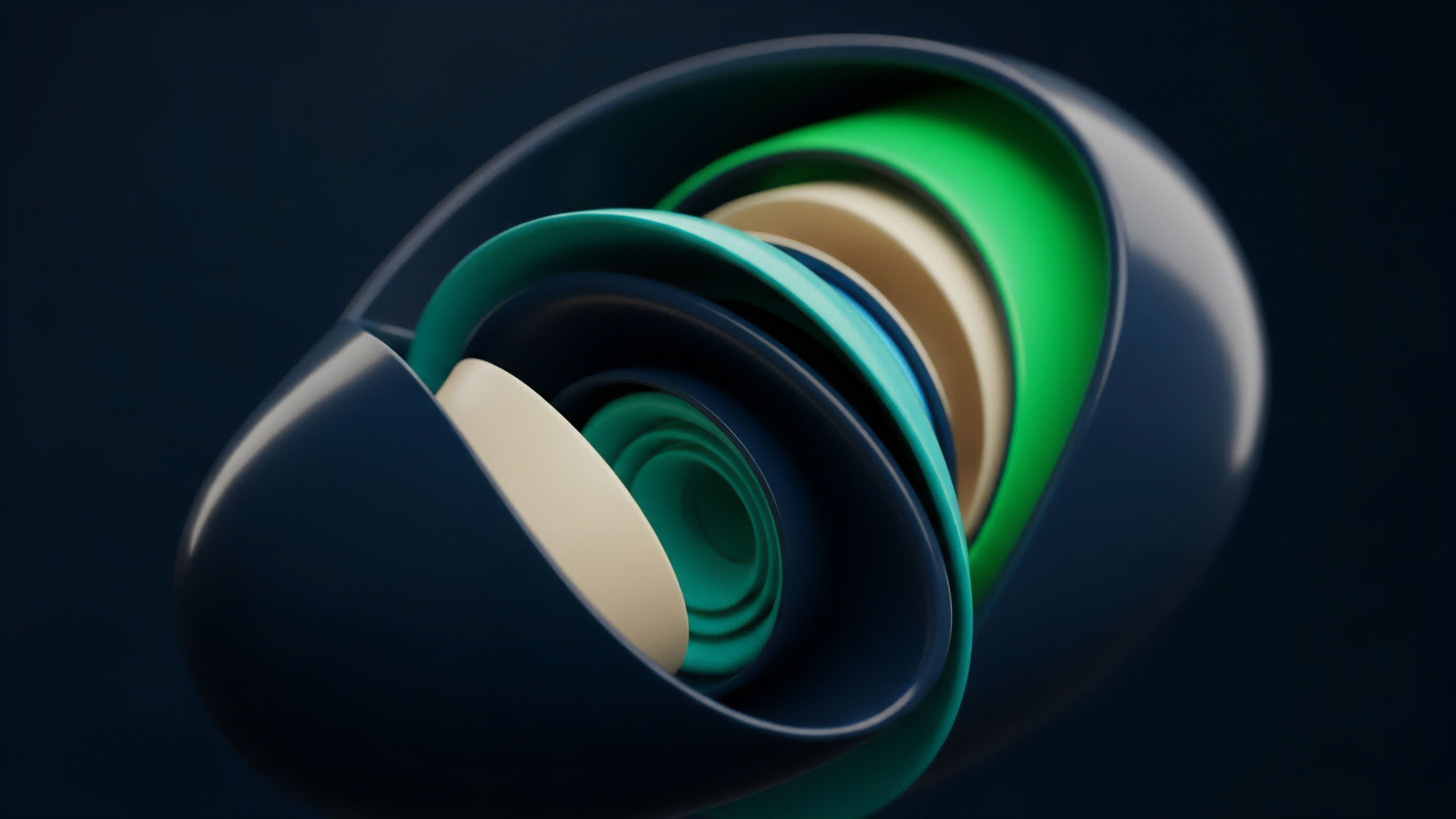 A multi-layered structure representing the complex architecture of decentralized financial instruments. The nested elements visually articulate the concept of synthetic assets and multi-collateral mechanisms. The inner layers symbolize a risk stratification framework, where underlying assets and liquidity pools are contained within broader derivative shells. This visualization emphasizes composability and the cascading effects of volatility across different protocol layers. The interplay of colors suggests the dynamic balance between underlying value and potential profit/loss in complex options strategies.