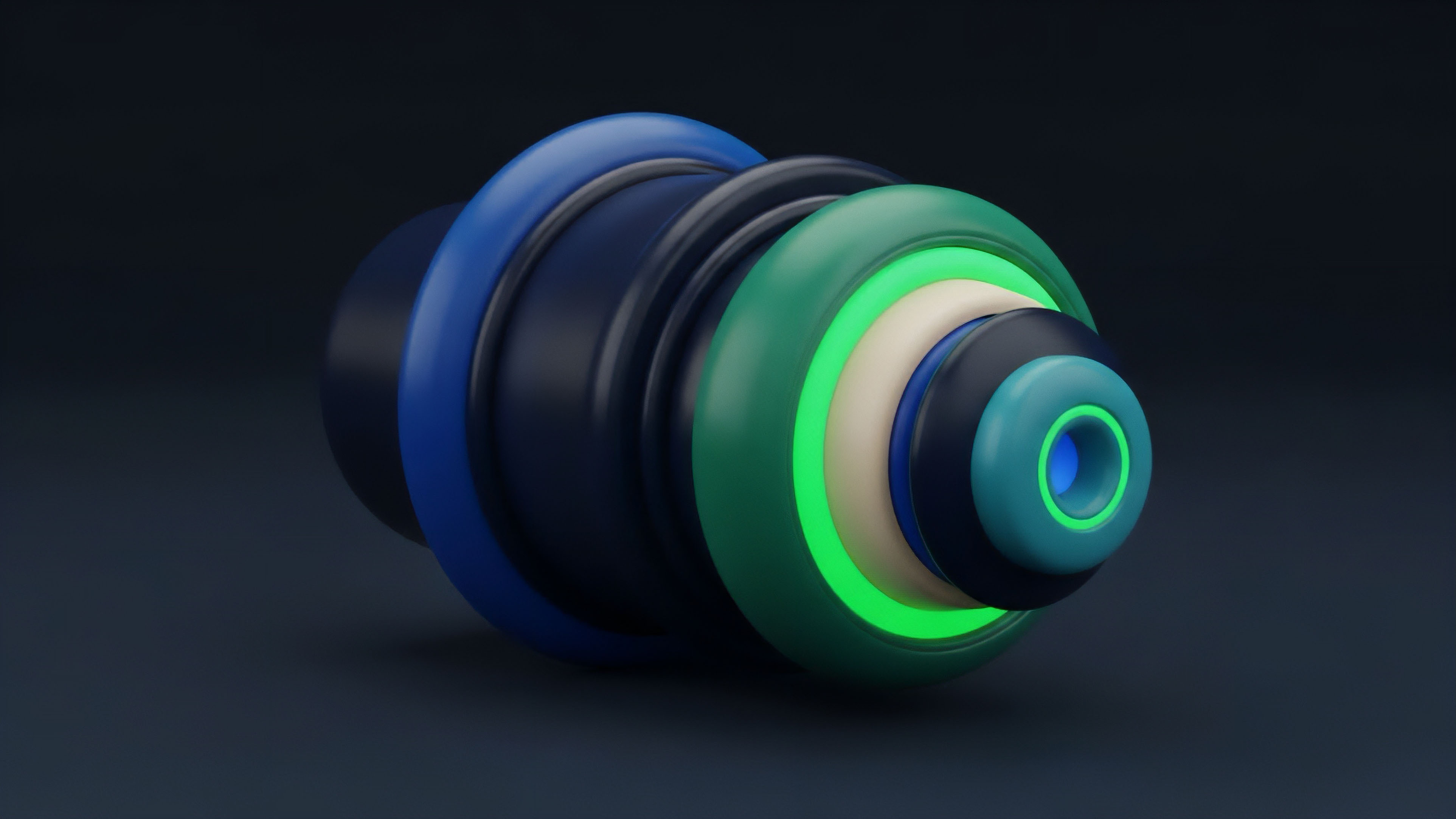 A detailed visualization representing a complex financial derivative instrument. The concentric layers symbolize distinct components of a structured product, such as call and put option legs, combined to form a synthetic asset or advanced options strategy. The colors differentiate various strike prices or expiration dates. The bright green ring signifies high implied volatility or a significant liquidity pool associated with a specific component, highlighting critical risk-reward dynamics and parameters essential for precise delta hedging and effective portfolio risk management.