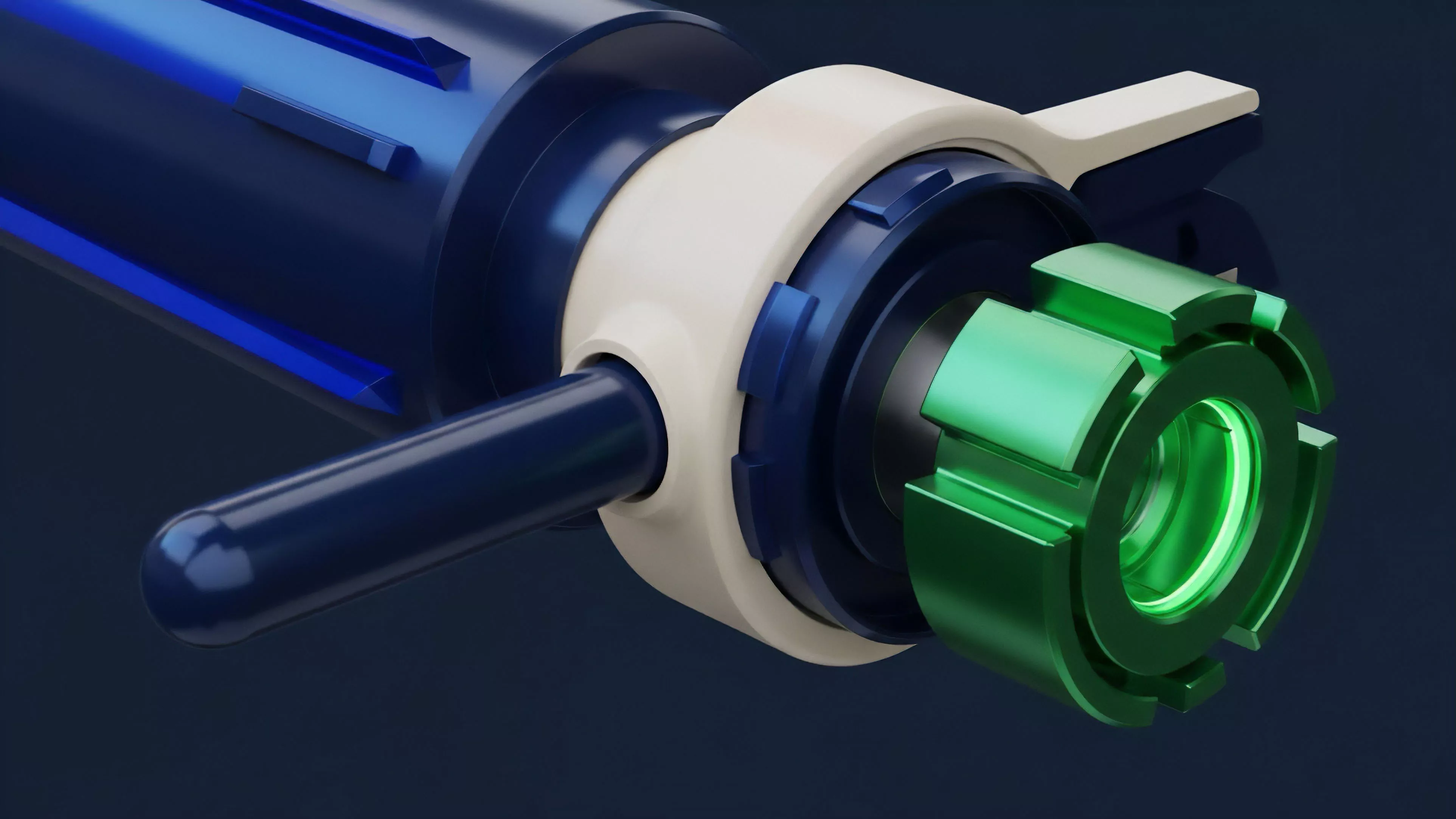 A detailed visualization of a complex mechanical mechanism representing a high-frequency trading engine.