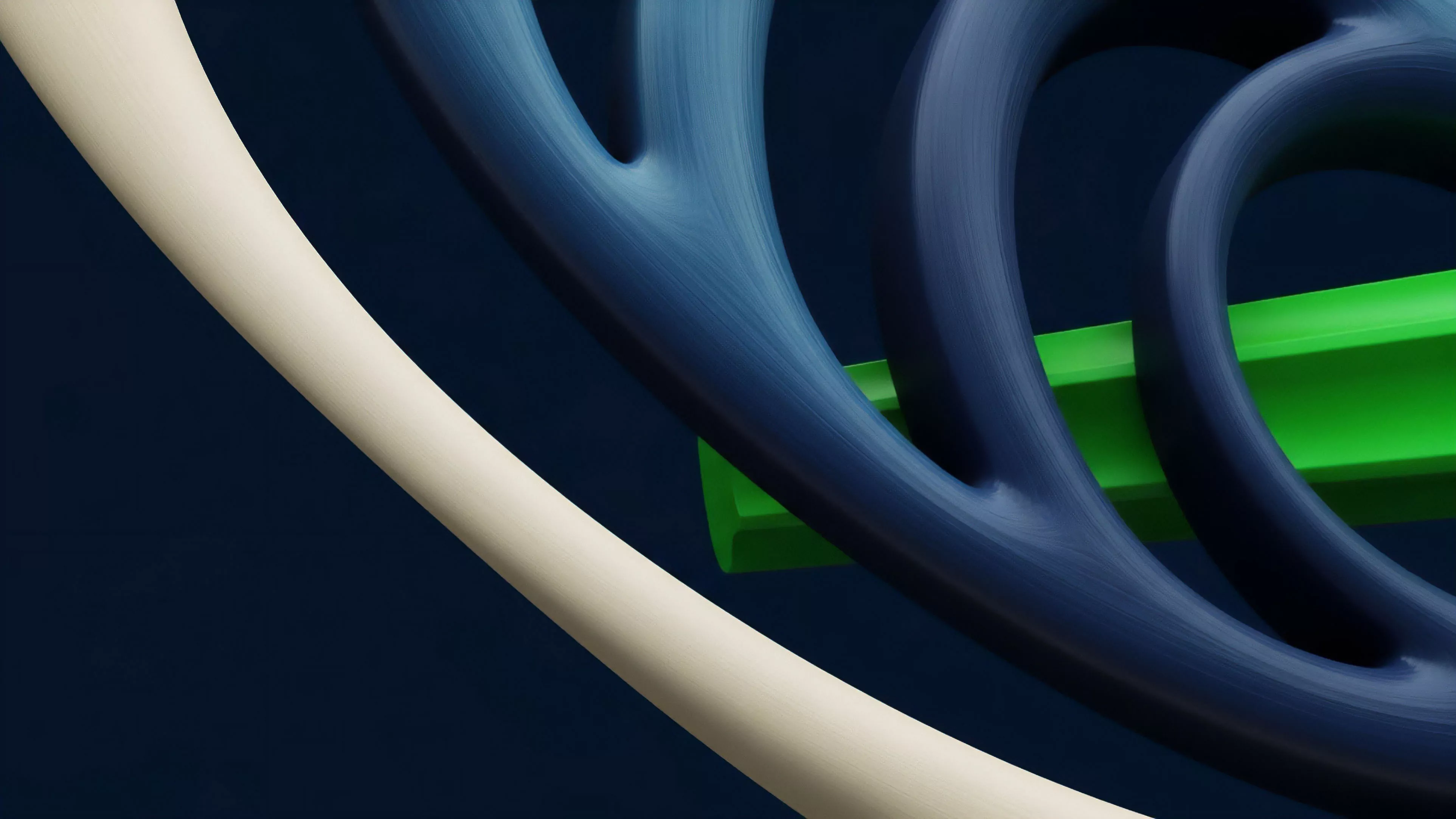 An abstract visualization depicts the intricate structure of a decentralized finance derivatives market. The light-colored flowing shape represents the underlying collateral and total value locked TVL in a protocol. The darker, complex forms illustrate layered financial instruments like options contracts and collateralized debt obligations CDOs. The vibrant green structure signifies a high-yield liquidity pool or a specific tokenomics model. The composition visualizes smart contract interoperability, highlighting the management of basis risk and volatility within a framework of synthetic assets.