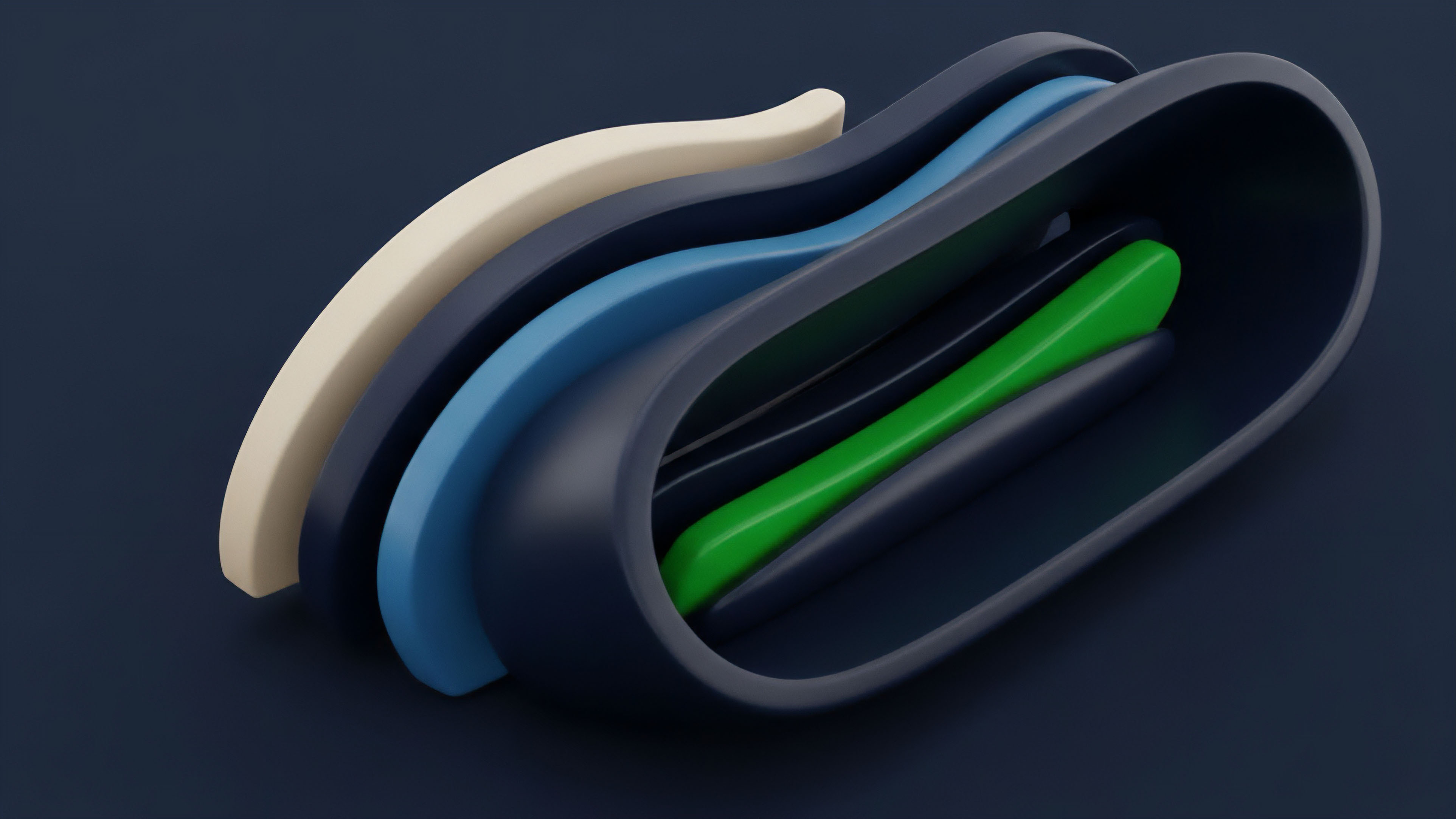 This abstract visual represents the nested structure inherent in complex financial derivatives within Decentralized Finance DeFi. The multi-layered architecture illustrates risk stratification and collateralized debt positions CDPs, where different tranches of liquidity pools and smart contracts interact. The dark outer layer defines the governance protocol's risk exposure parameters, while the vibrant green inner component signifies a specific strike price or an underlying asset in an options contract. This framework captures how risk transfer and capital efficiency are managed within a structured product ecosystem.
