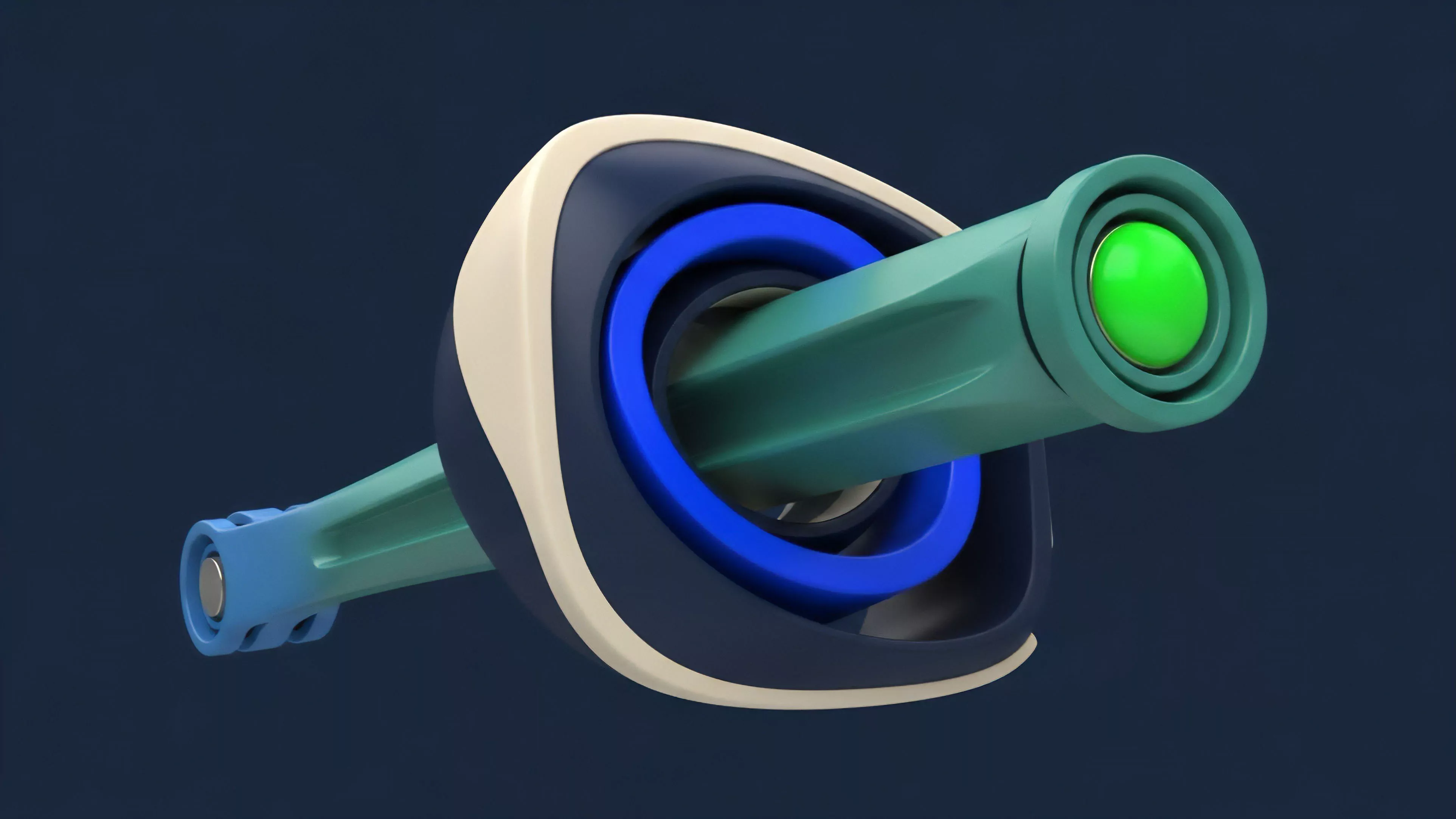 A stylized mechanical object illustrates the structure of a complex financial derivative or structured note. The layered housing represents different tranches of risk and return, acting as a risk mitigation framework around the underlying asset. The central teal element signifies the asset pool, while the bright green orb at the end represents the defined payoff structure. The overall mechanism visualizes a delta-neutral position designed to manage implied volatility by precisely engineering a specific risk profile, isolating investors from systemic risk through advanced options strategies.