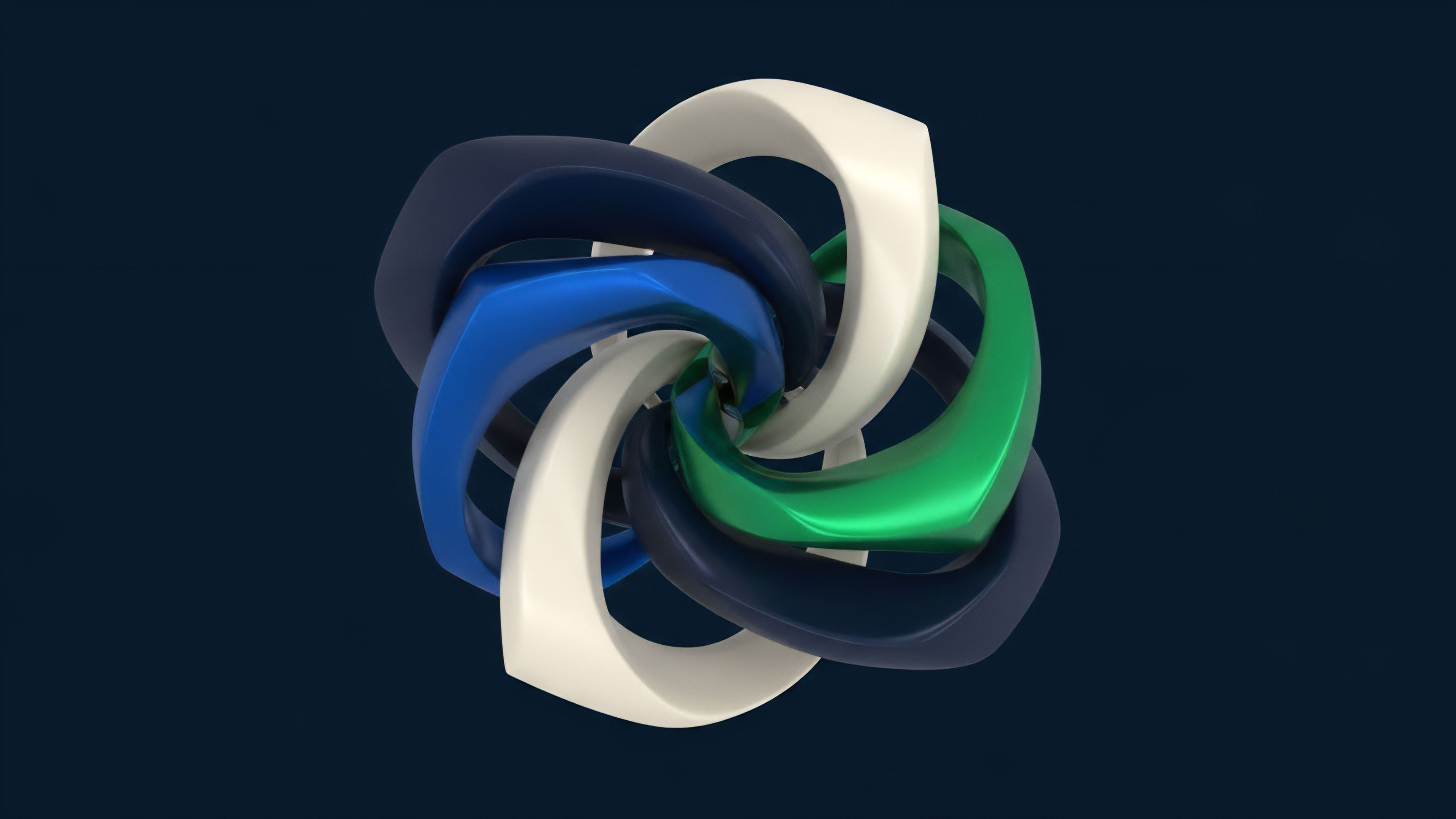 A multi-colored, continuous, twisting structure visually represents the complex interplay within a Decentralized Finance ecosystem. The interlocking elements symbolize diverse smart contract interactions and cross-chain interoperability, illustrating the cyclical flow of liquidity provision and derivative contracts. This dynamic system highlights the potential for systemic risk and the necessity of sophisticated risk management frameworks in automated market maker models and tokenomics. The visual complexity emphasizes the non-linear dynamics of crypto asset interactions and collateralized debt positions.