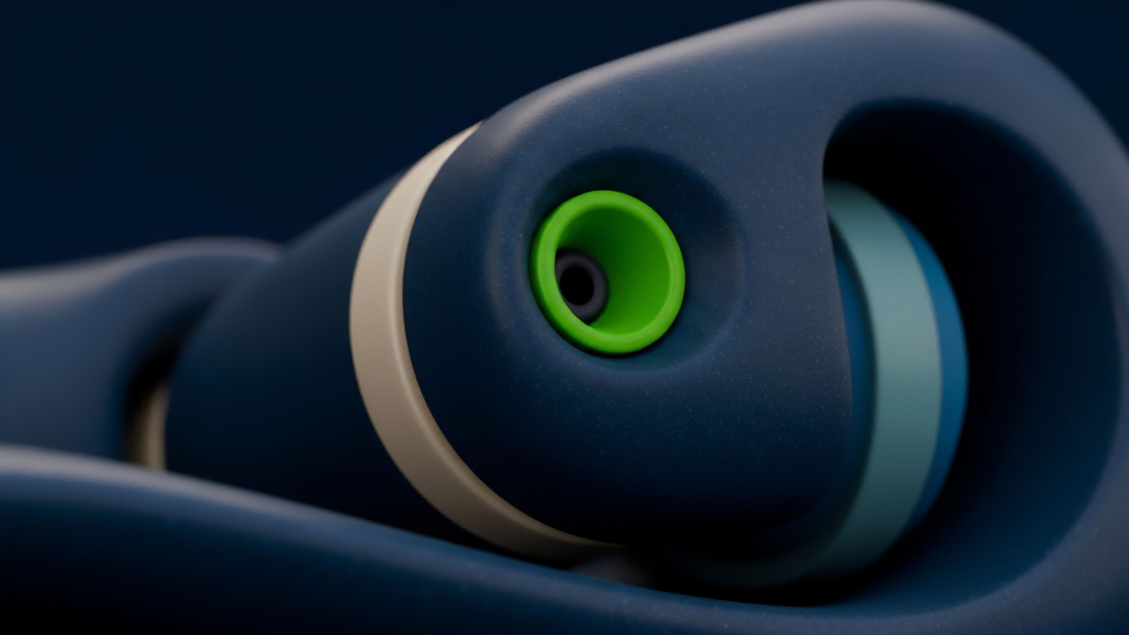 A macro-level view captures a complex financial derivative instrument or decentralized finance DeFi protocol structure. A bright green component, reminiscent of a value entry point, represents a collateralization mechanism or liquidity provision gateway within a robust tokenomics model. The layered construction of the blue and white elements signifies the intricate interplay between multiple smart contract functionalities and risk management protocols in a decentralized autonomous organization DAO framework. This abstract representation highlights the essential components of yield generation within a secure, permissionless system.