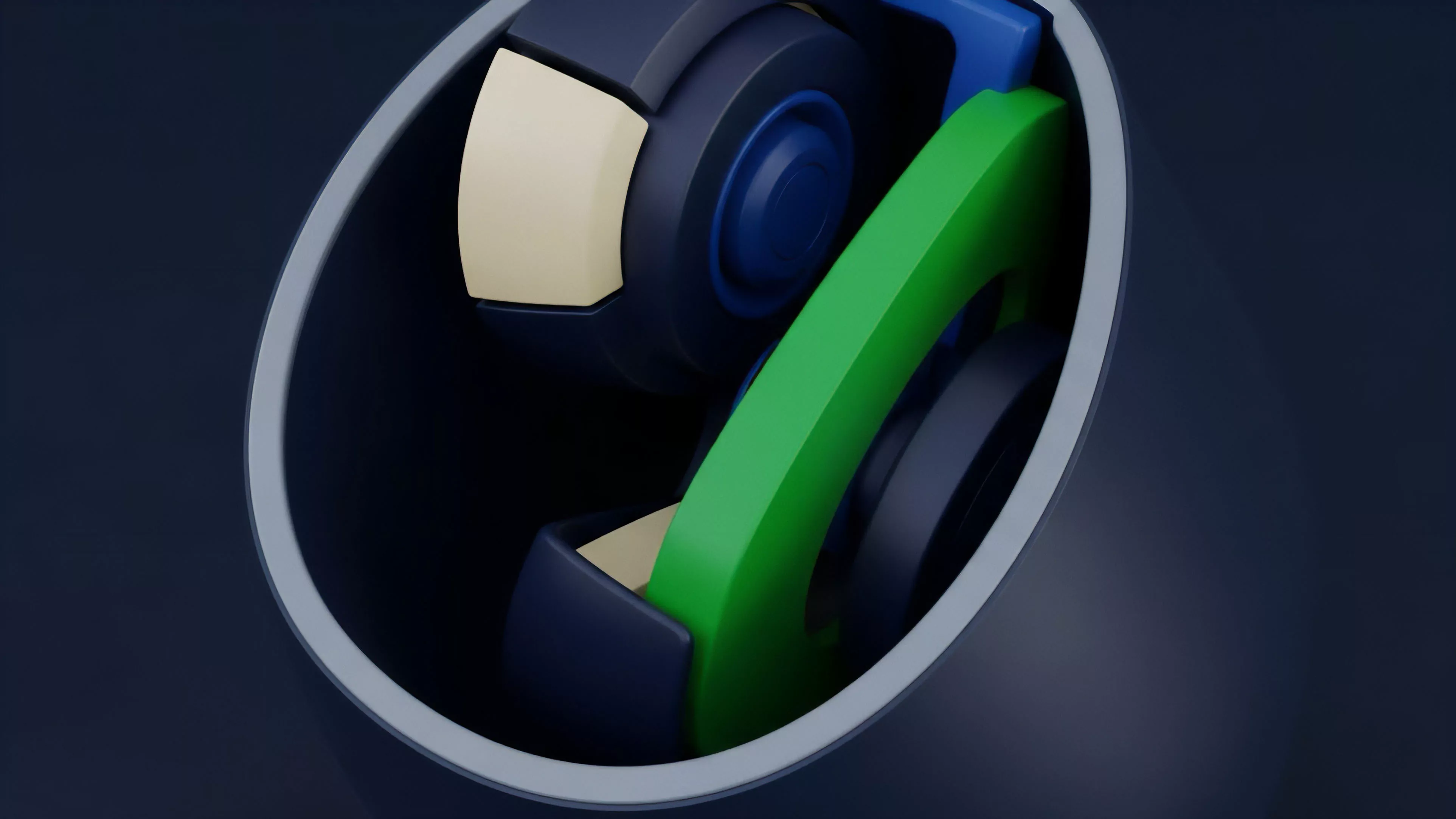 The image portrays the intricate internal mechanics of a decentralized finance protocol. The interlocking components represent various financial derivatives, such as perpetual swaps or options contracts, operating within an automated market maker AMM framework. The vibrant green element symbolizes a specific high-liquidity asset or yield generation stream, potentially indicating collateralization. This structure illustrates the complex interplay of on-chain data flows and algorithmic risk management inherent in modern financial engineering and tokenomics, reflecting market efficiency and interoperability within a secure blockchain environment.