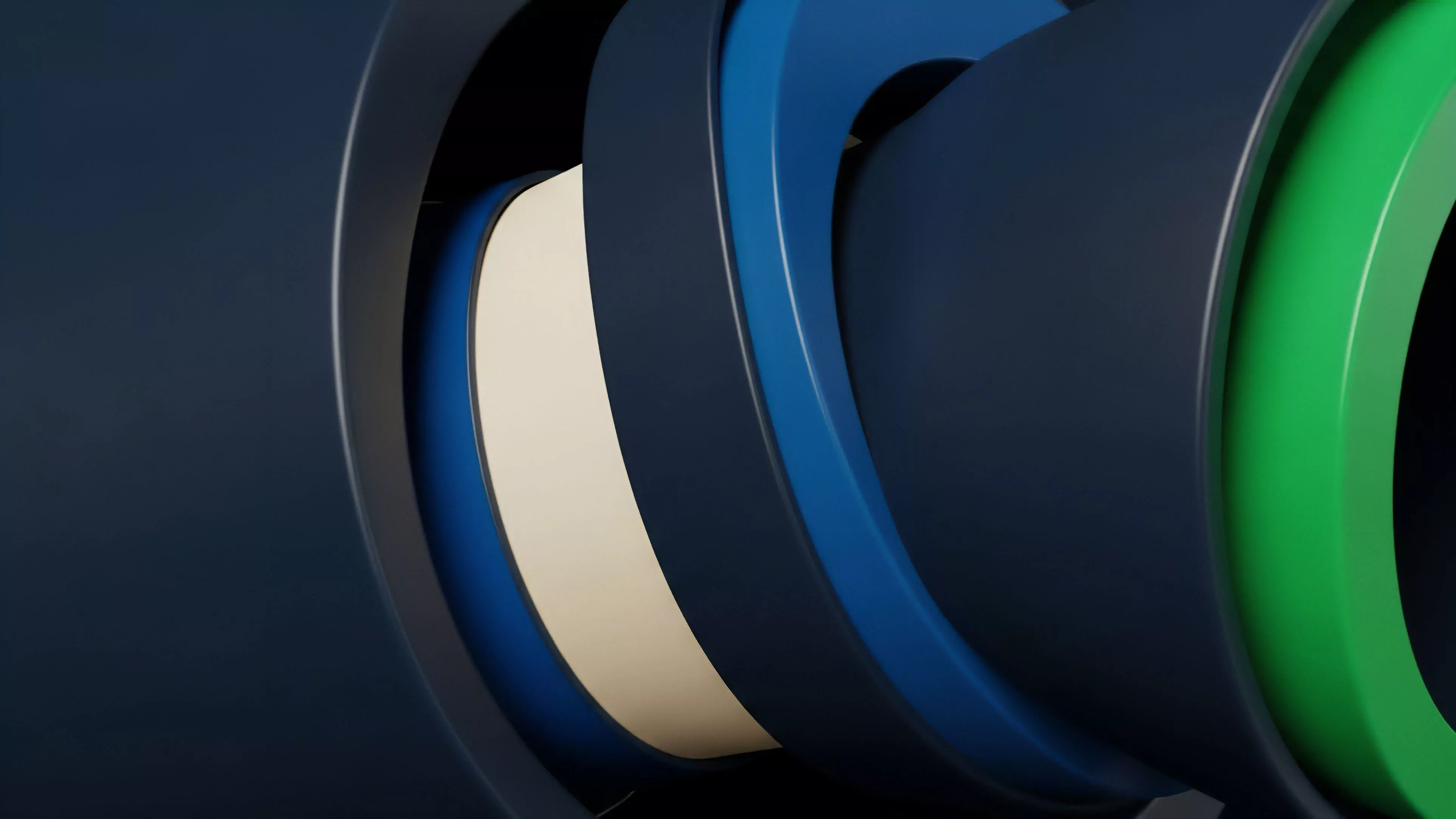 This abstract visualization illustrates the complexity of multi-tranche structured financial products within decentralized finance protocols. The concentric layers represent distinct risk profiles and capital tranches within a complex derivative or smart contract. The darker rings symbolize senior tranches providing stability and collateralization, while the brighter inner layers represent junior tranches absorbing greater risk exposure in return for enhanced yield generation. This architecture demonstrates the intricate financial engineering required for synthetic asset creation and liquidity provision in non-custodial environments.