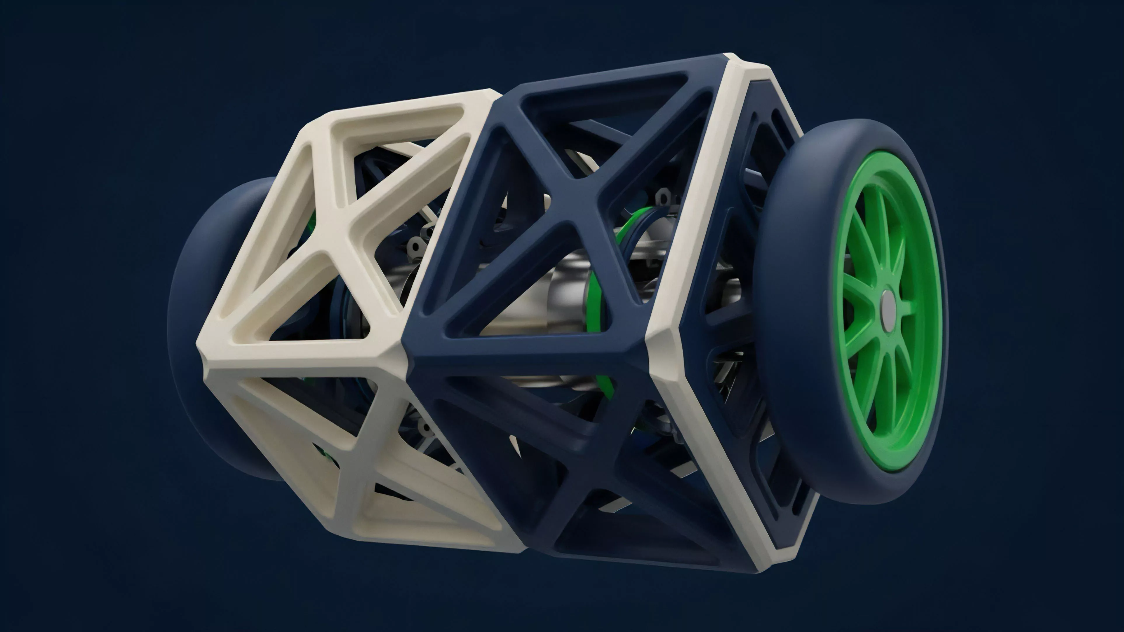 A stylized, modular geometric framework represents a complex financial derivative instrument within the decentralized finance ecosystem.
