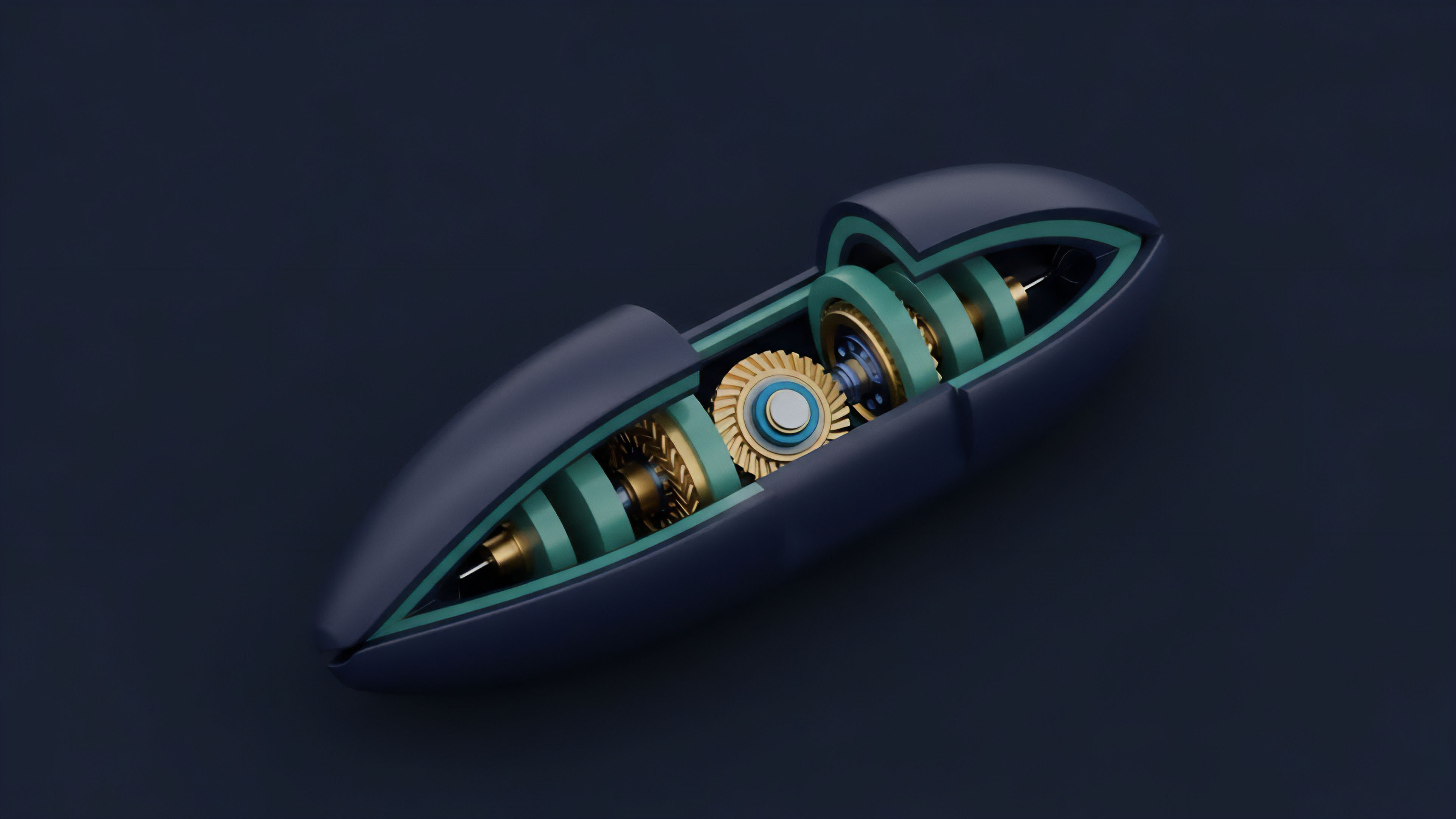 A stylized, dark blue casing reveals the intricate internal mechanisms of a complex financial architecture. The arrangement of gold and teal gears represents the algorithmic execution and smart contract logic powering decentralized options trading. This system symbolizes an Automated Market Maker AMM structure for derivatives, where liquidity pools and collateralized debt positions CDPs interact precisely to enable synthetic asset creation and robust risk management on-chain. The visualization captures the automated, non-custodial nature required for sophisticated price discovery and secure settlement in a high-frequency trading environment within DeFi.