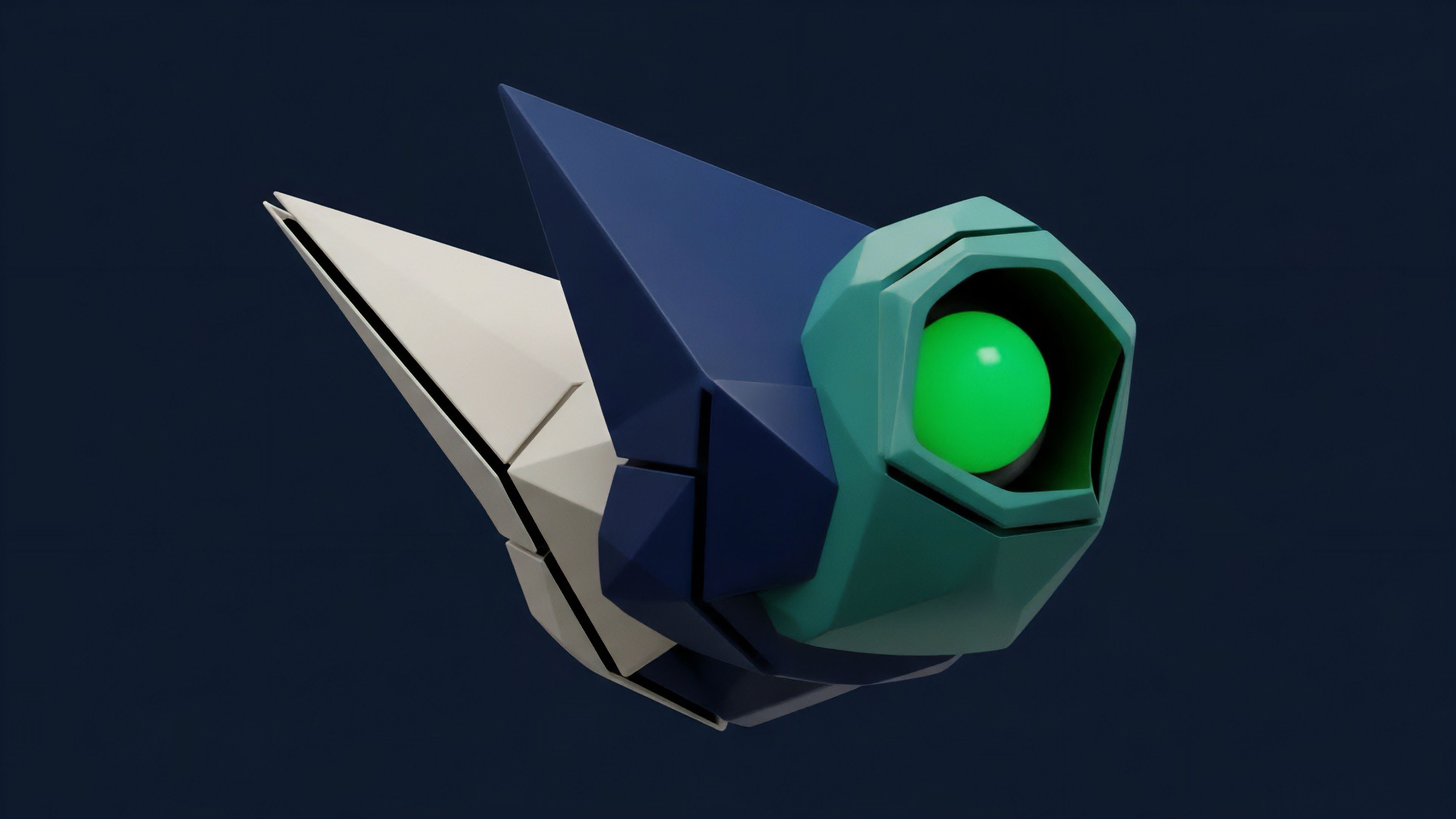 A futuristic, automated entity represents a high-frequency trading sentinel for options protocols. The glowing green sphere symbolizes a real-time price feed, vital for smart contract settlement logic in derivatives markets. The geometric form reflects the complexity of pre-trade risk checks and liquidity aggregation protocols. This algorithmic system monitors volatility surface data to manage collateralization and risk exposure, embodying a deterministic approach within a decentralized autonomous organization DAO framework. It provides crucial market data and systemic stability to advanced financial derivatives.