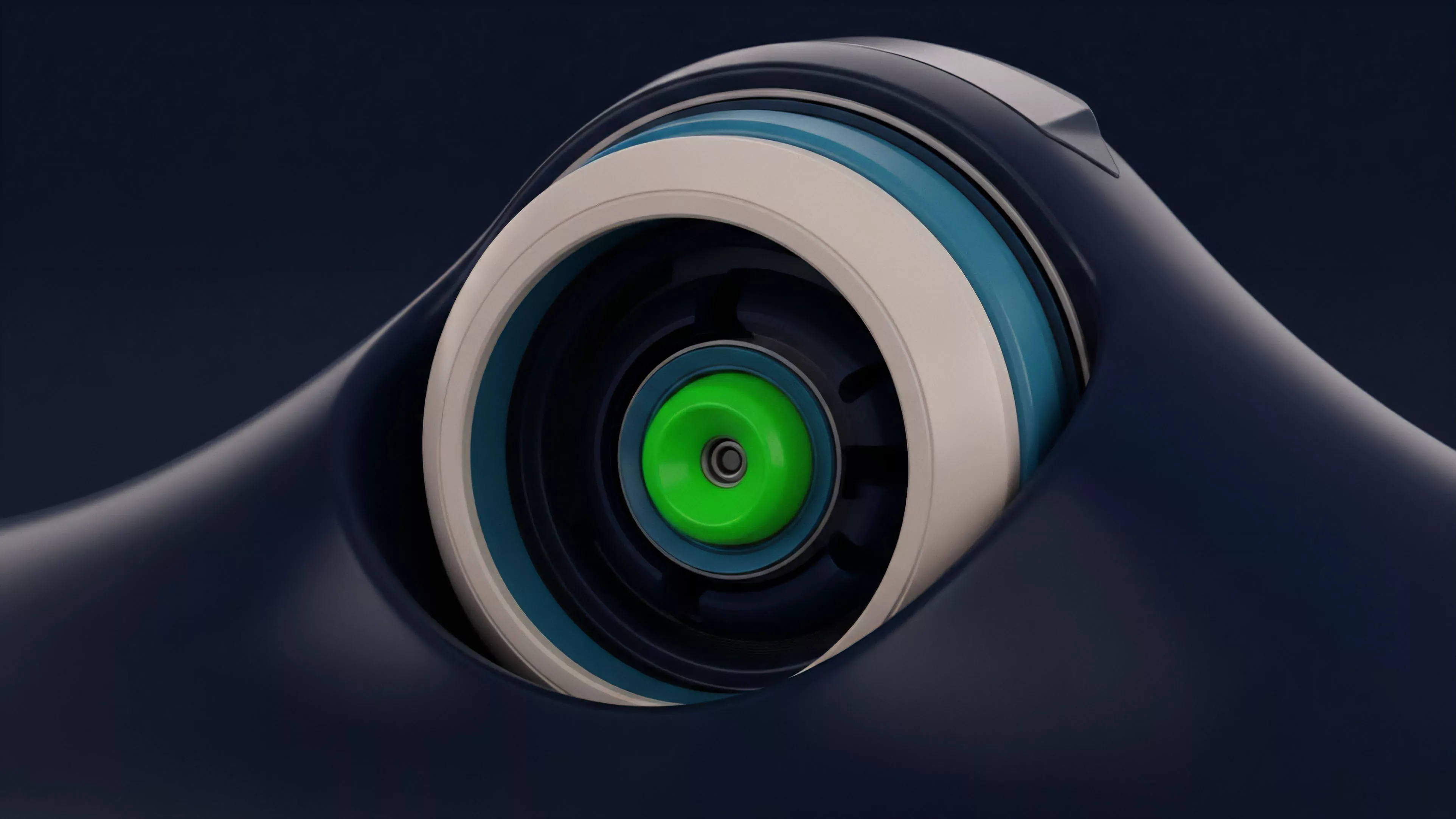 A futuristic rendering illustrating a high-yield structured finance product within decentralized markets. The smooth dark exterior represents the dynamic market environment and volatility surface. The multi-layered inner mechanism symbolizes a collateralized debt position or a complex options strategy. The bright green core signifies alpha generation from yield farming or staking rewards. The surrounding layers represent different risk tranches, demonstrating a sophisticated framework for risk-weighted asset distribution and liquidation management within a smart contract architecture.