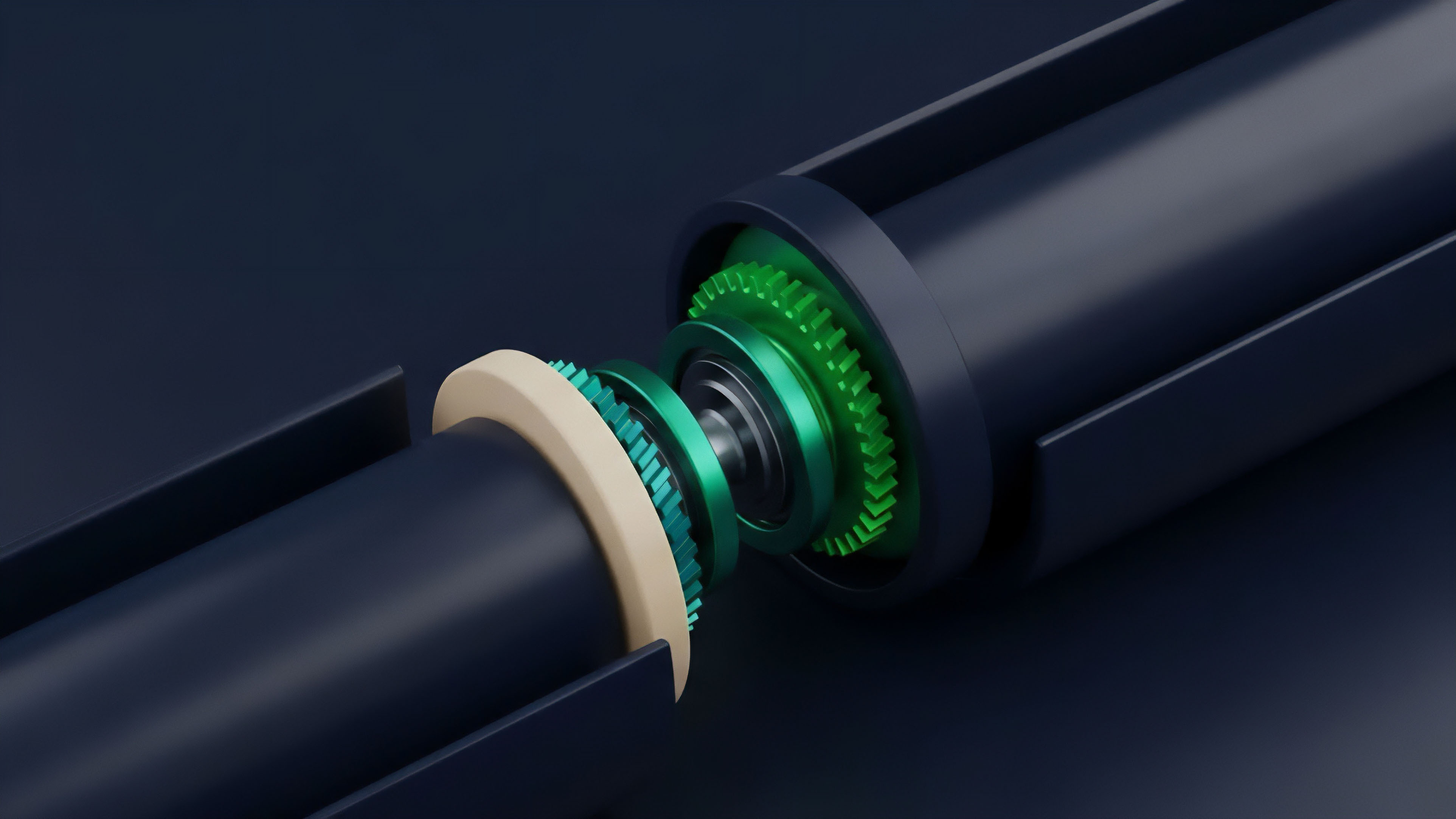 A high-tech depiction of interlocking mechanisms representing a sophisticated financial infrastructure. The assembly illustrates the complex interdependencies within a decentralized finance protocol. This schematic visualizes the architecture of automated market makers and collateralization mechanisms required for creating synthetic assets and structured financial products. The gears symbolize the precise algorithmic execution of futures and options contracts in a trustless environment, ensuring seamless settlement processes and risk exposure management.