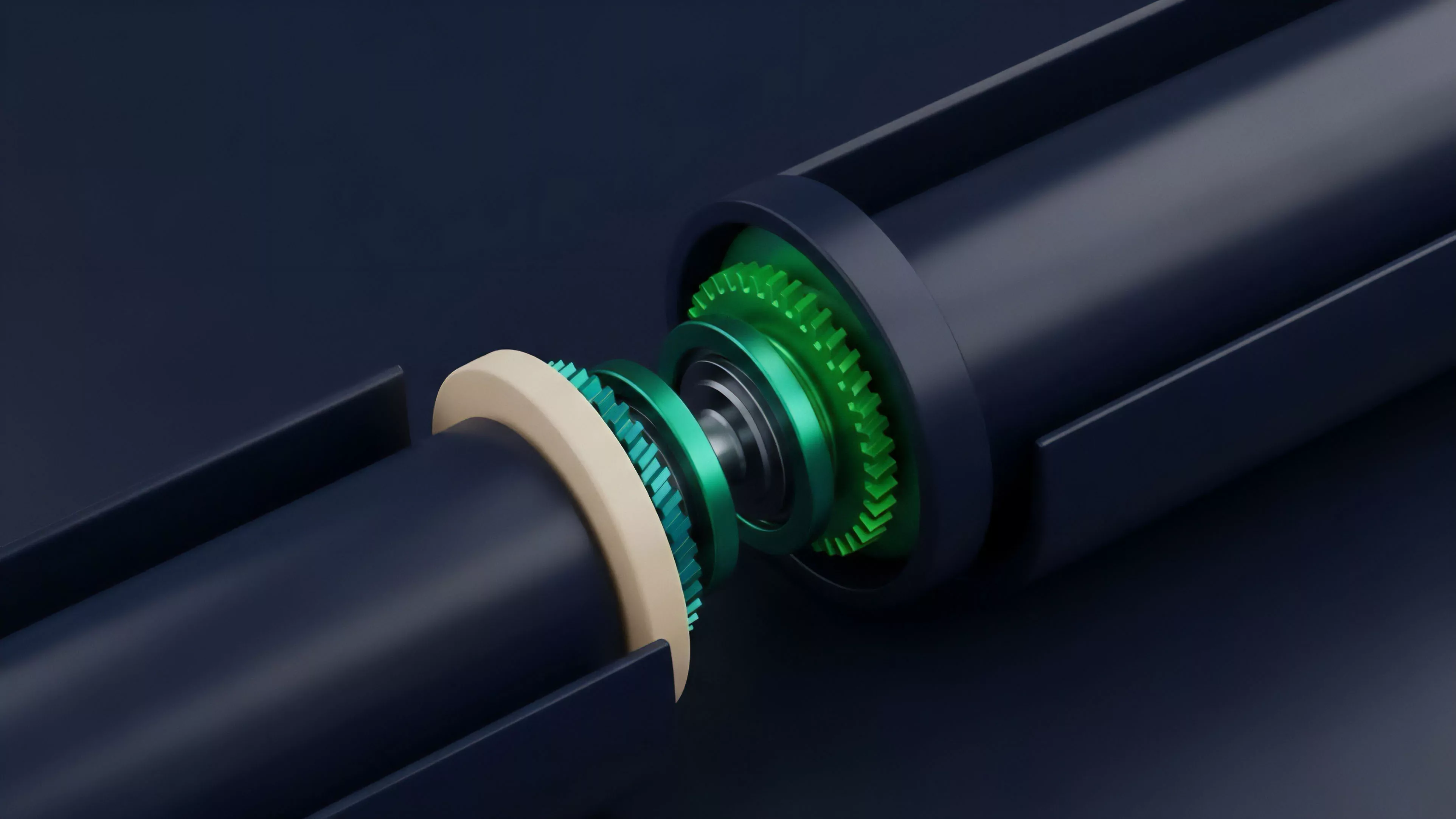 A high-tech depiction of interlocking mechanisms representing a sophisticated financial infrastructure. The assembly illustrates the complex interdependencies within a decentralized finance protocol. This schematic visualizes the architecture of automated market makers and collateralization mechanisms required for creating synthetic assets and structured financial products. The gears symbolize the precise algorithmic execution of futures and options contracts in a trustless environment, ensuring seamless settlement processes and risk exposure management.