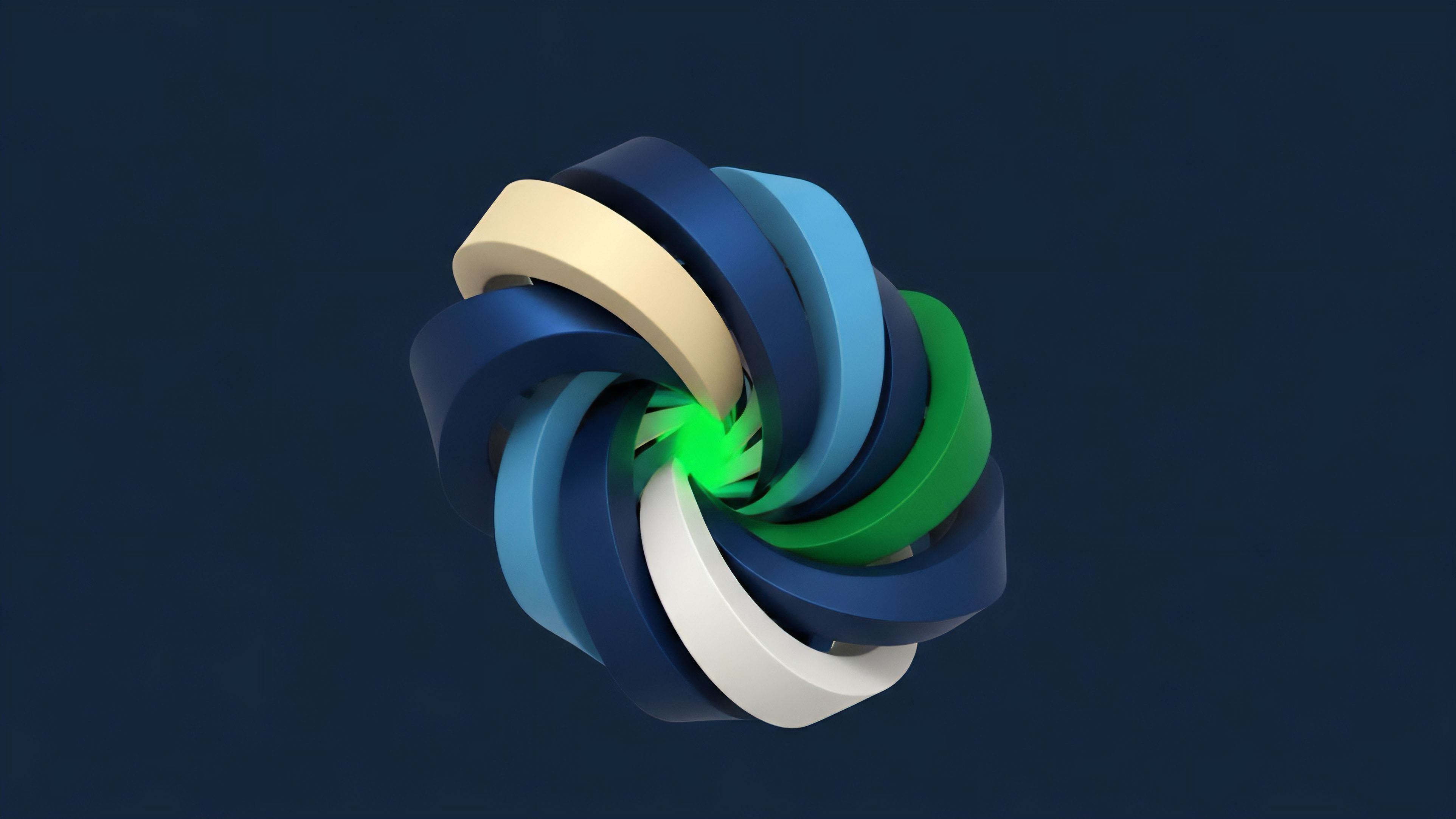A complex, multicolored spiral vortex rotates around a central glowing green core. The dynamic system visualizes the intricate mechanisms of a decentralized finance protocol. Interlocking segments symbolize assets within a liquidity pool or collateralized debt position, rebalancing dynamically. The central glow represents the smart contract logic and Oracle data feed. This intricate structure illustrates risk stratification and volatility management necessary for maintaining capital efficiency and stability in complex derivatives markets through automated market maker protocols.
