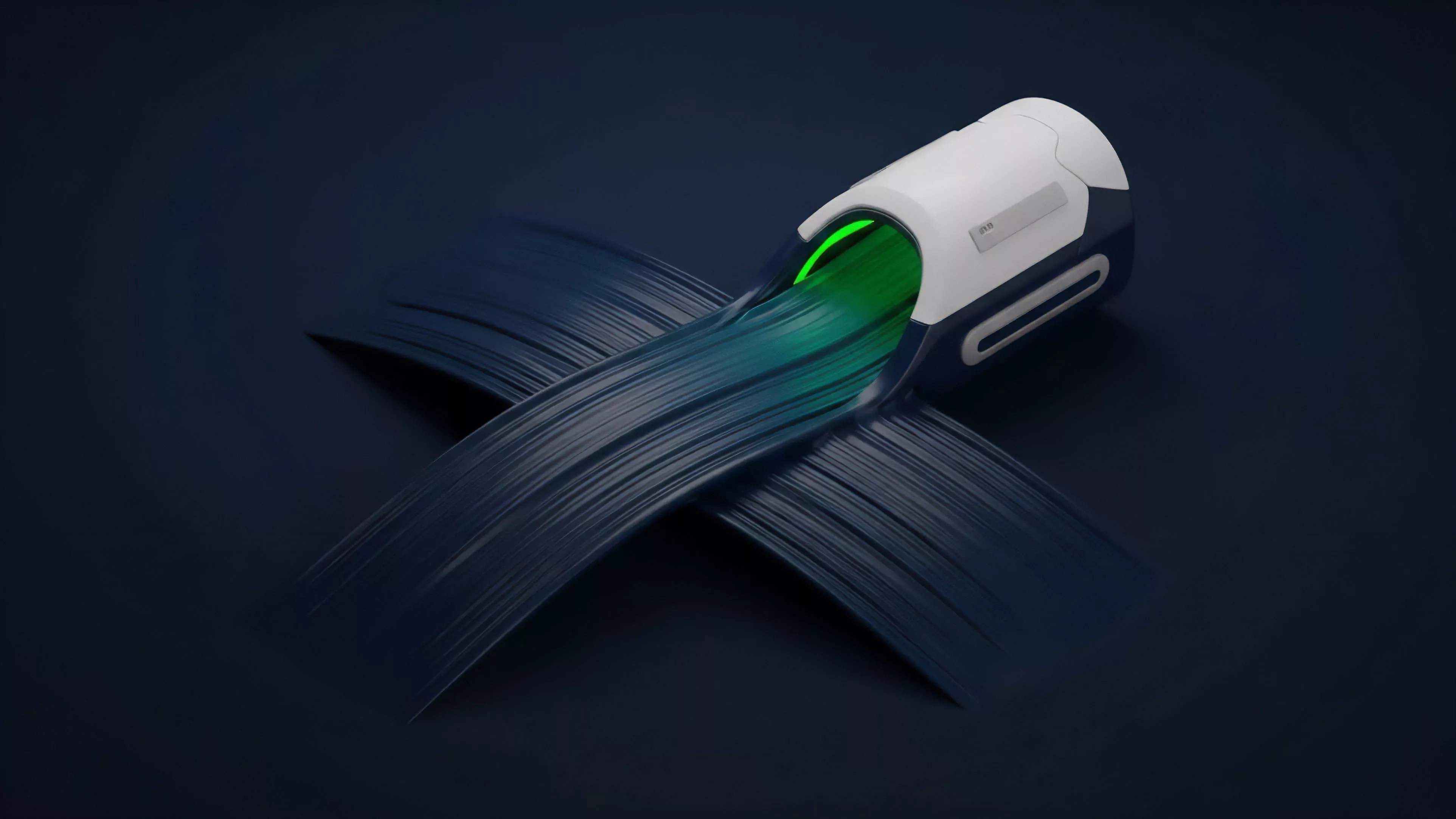 A futuristic device channels a high-speed data stream representing market microstructure and transaction throughput, crucial elements for modern financial derivatives.