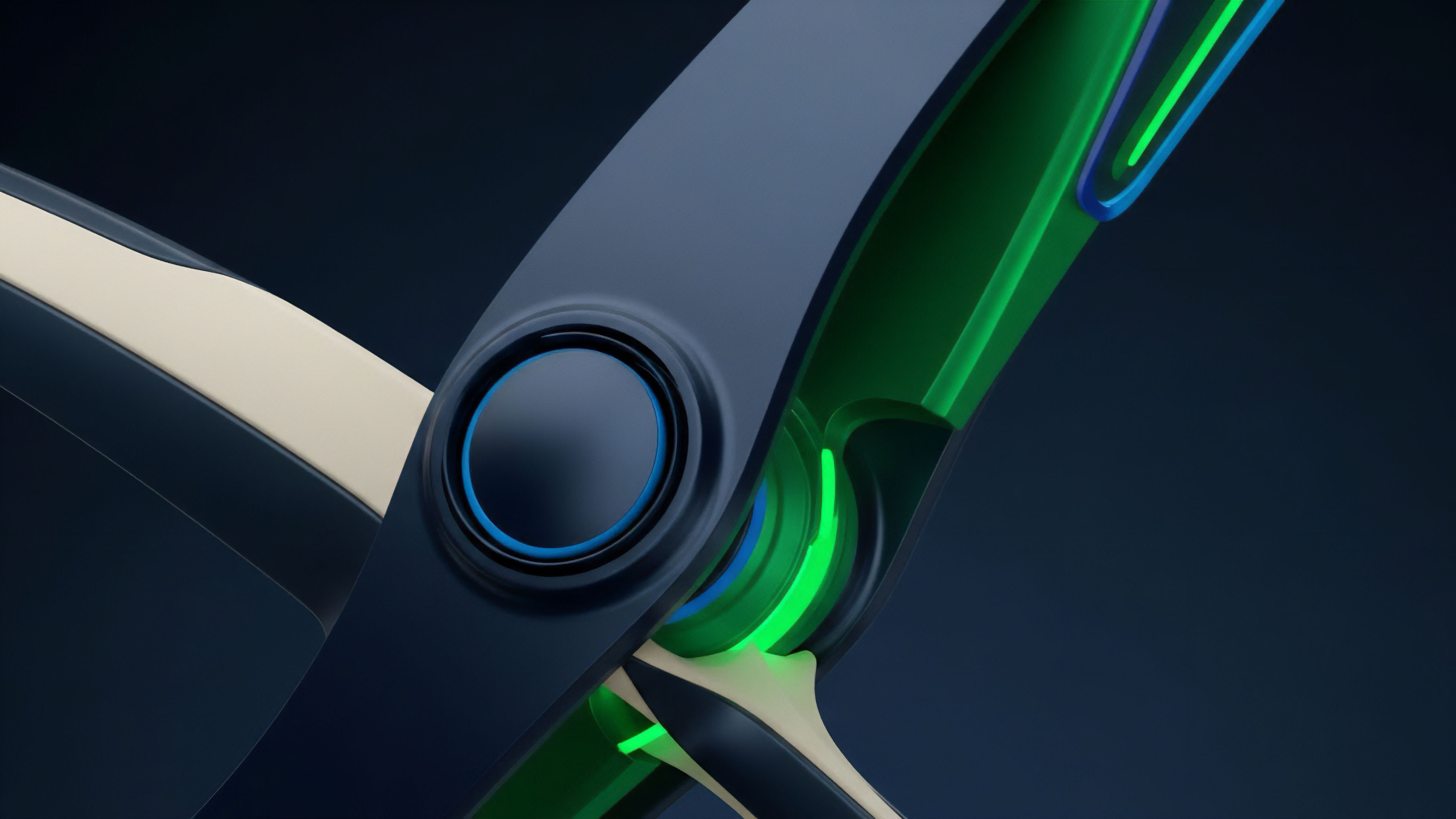 A detailed, abstract visualization presents a high-tech joint connecting structural components, representing a complex mechanism within decentralized finance. The pivot point symbolizes the critical interaction and seamless rebalancing of collateralized debt positions CDPs in a decentralized options protocol. The internal green and blue luminescence highlights the continuous execution of smart contracts and the real-time flow of oracle data feeds essential for accurate settlement layer execution. This structure illustrates how automated market maker AMM logic manages synthetic assets and margin requirements in a sophisticated DeFi ecosystem.