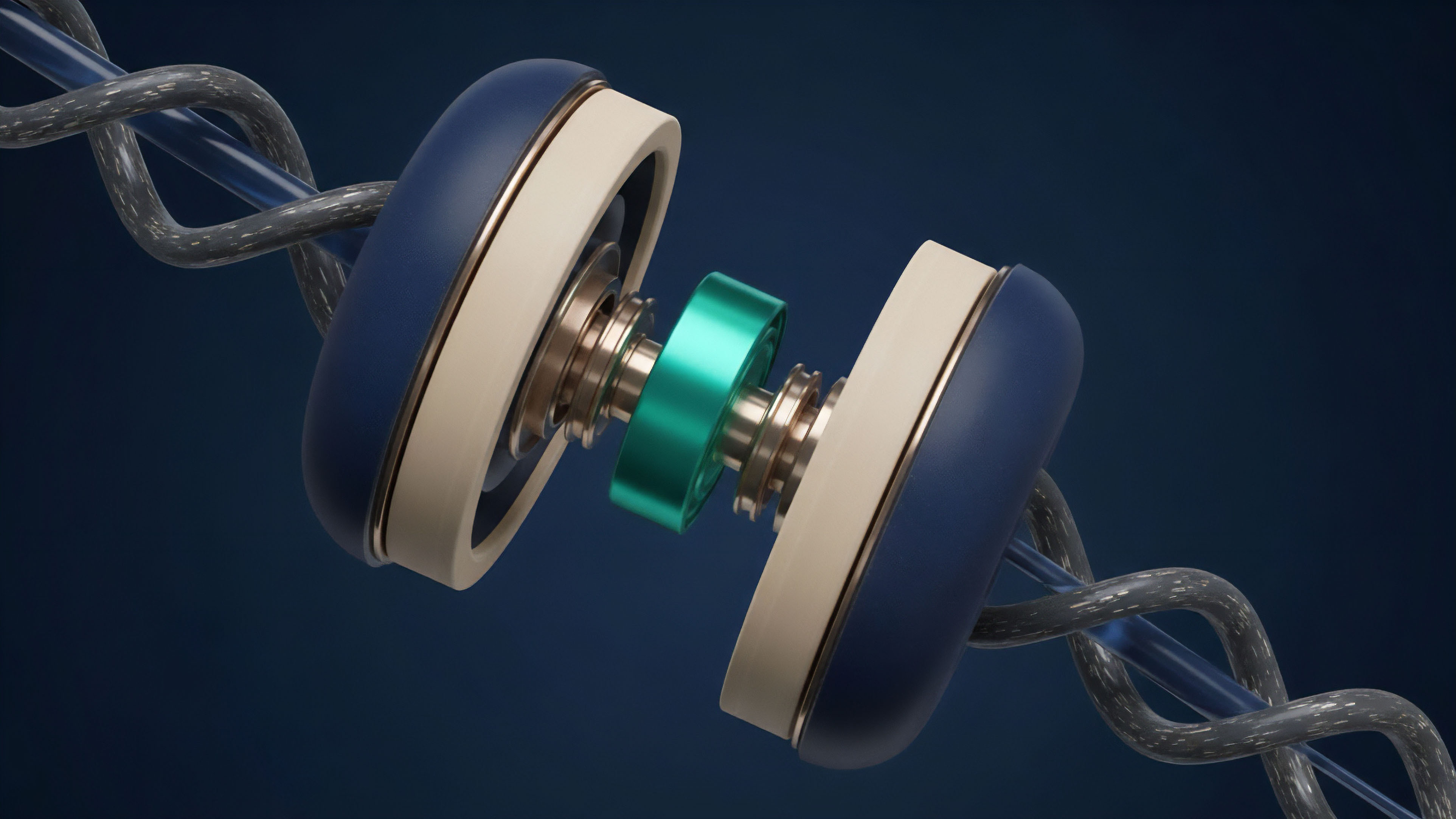 A detailed schematic representing a sophisticated data transfer mechanism between two distinct financial nodes. This system symbolizes a DeFi protocol linkage where blockchain data integrity is maintained through an oracle data feed for smart contract execution. The central glowing component illustrates the critical point of automated verification, facilitating algorithmic trading for complex instruments like perpetual swaps and financial derivatives. The precision of the connection emphasizes the deterministic nature required for secure asset linkage and cross-chain bridge operations within a decentralized environment. This represents a modern liquidity pool interface for automated trading strategies.