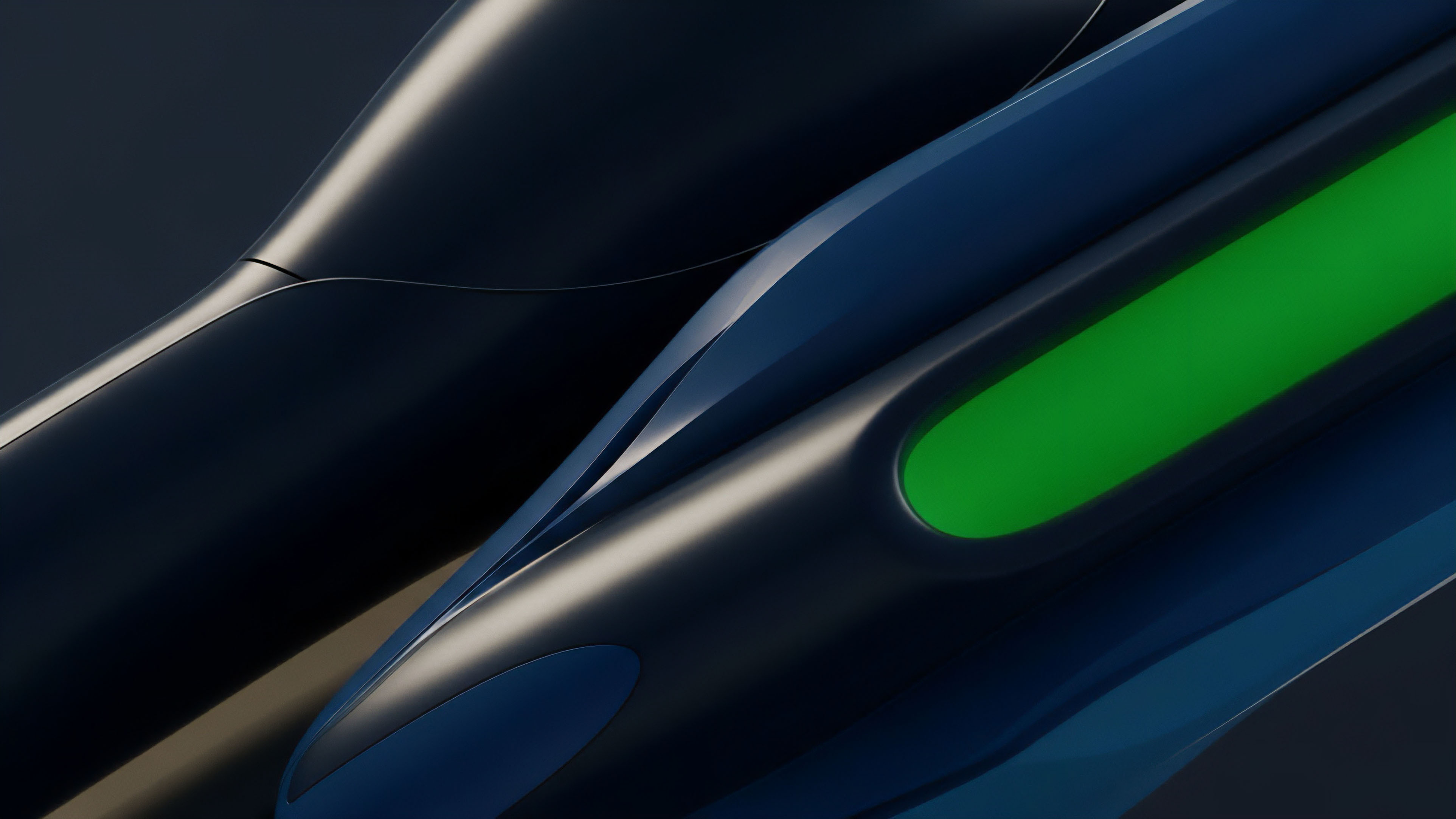 Abstract forms illustrate a sophisticated smart contract architecture for decentralized perpetuals. The vibrant green glow represents a successful algorithmic execution or positive slippage within a liquidity pool, visualizing the immediate impact of precise oracle data feeds on price discovery. This sleek design symbolizes the efficient risk management and operational flow of an automated market maker protocol in the fast-paced derivatives market.