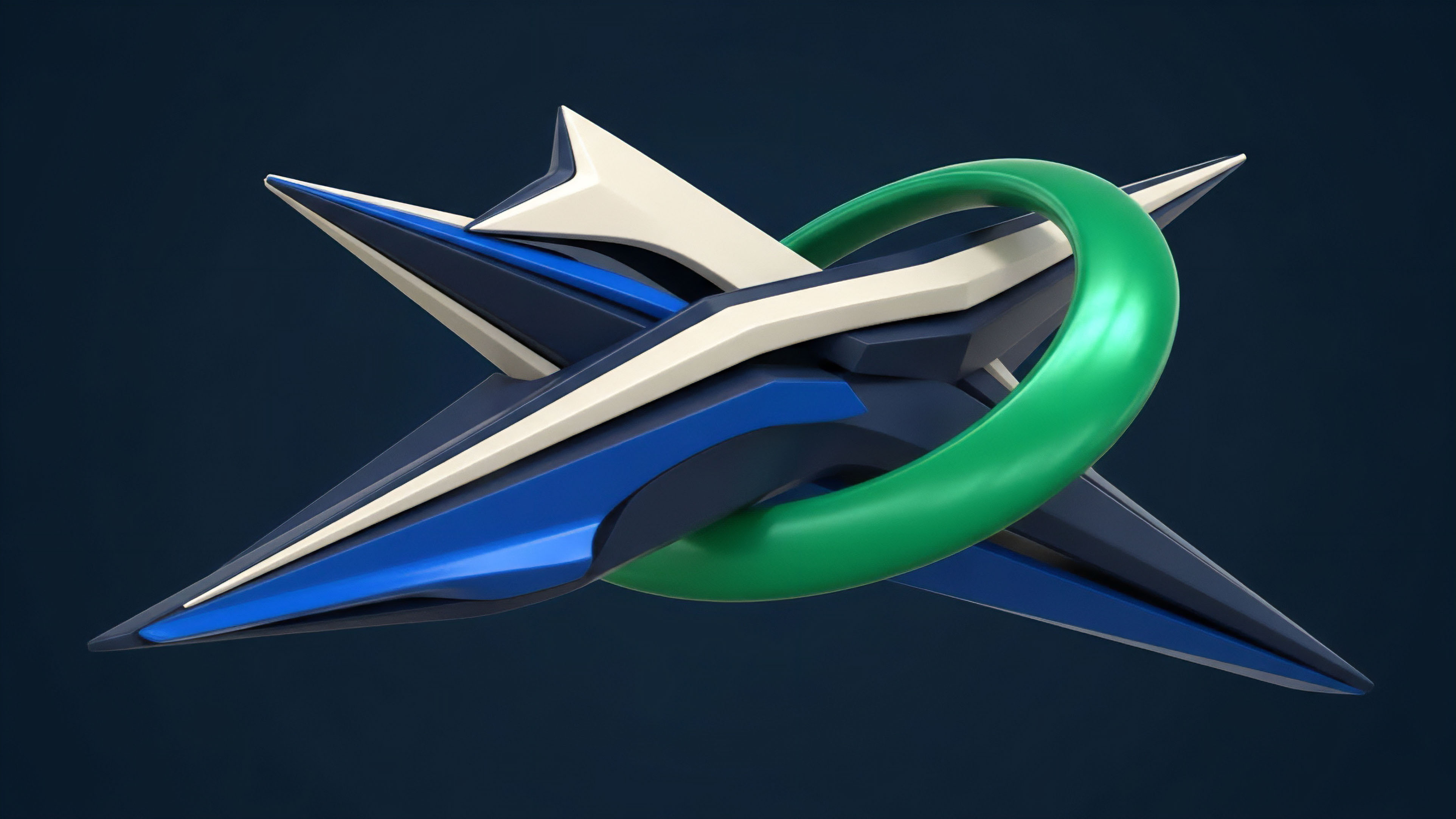 This abstract rendering illustrates the intricate mechanics of a DeFi derivatives protocol. The core structure, composed of layered dark blue and white elements, symbolizes a synthetic structured product or a multi-legged options strategy. The bright green ring represents the continuous cycle of a perpetual swap, signifying liquidity provision and perpetual funding rates. This visual metaphor captures the complexity of risk management and collateralization within advanced financial engineering for cryptocurrency assets, where market volatility and hedging strategies are intrinsically linked.