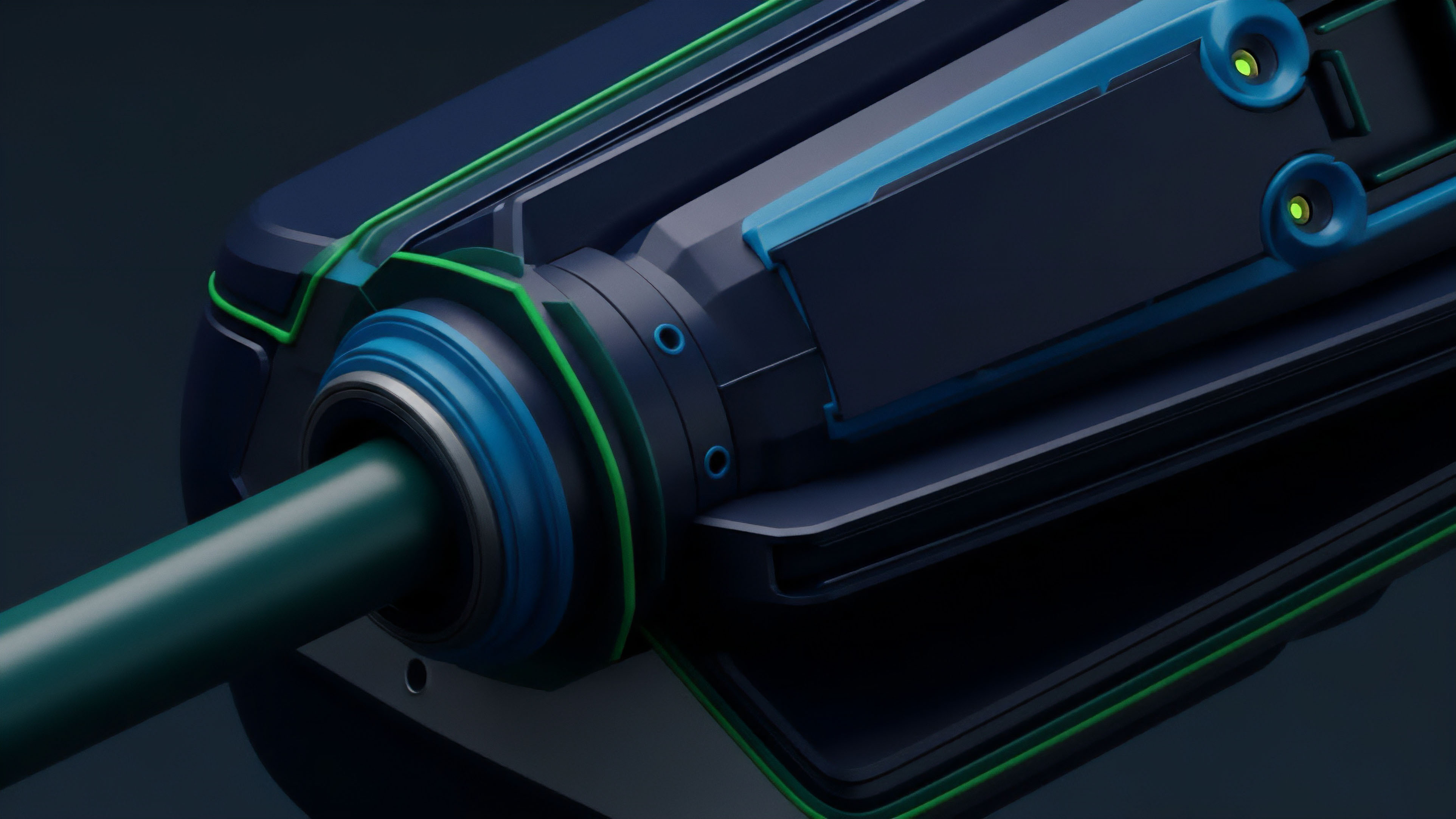 A highly detailed schematic representing a sophisticated DeFi options protocol, focusing on its underlying collateralization mechanism. The central green shaft symbolizes liquidity flow and underlying asset value processed by a complex smart contract architecture. The dark blue housing represents the core automated market maker AMM logic, while the vibrant green accents highlight critical risk parameters and funding rate calculations. This visual metaphor illustrates how perpetual swaps and financial derivatives are managed within a transparent decentralized ecosystem, ensuring efficient settlement and robust risk management through automated liquidation mechanisms.