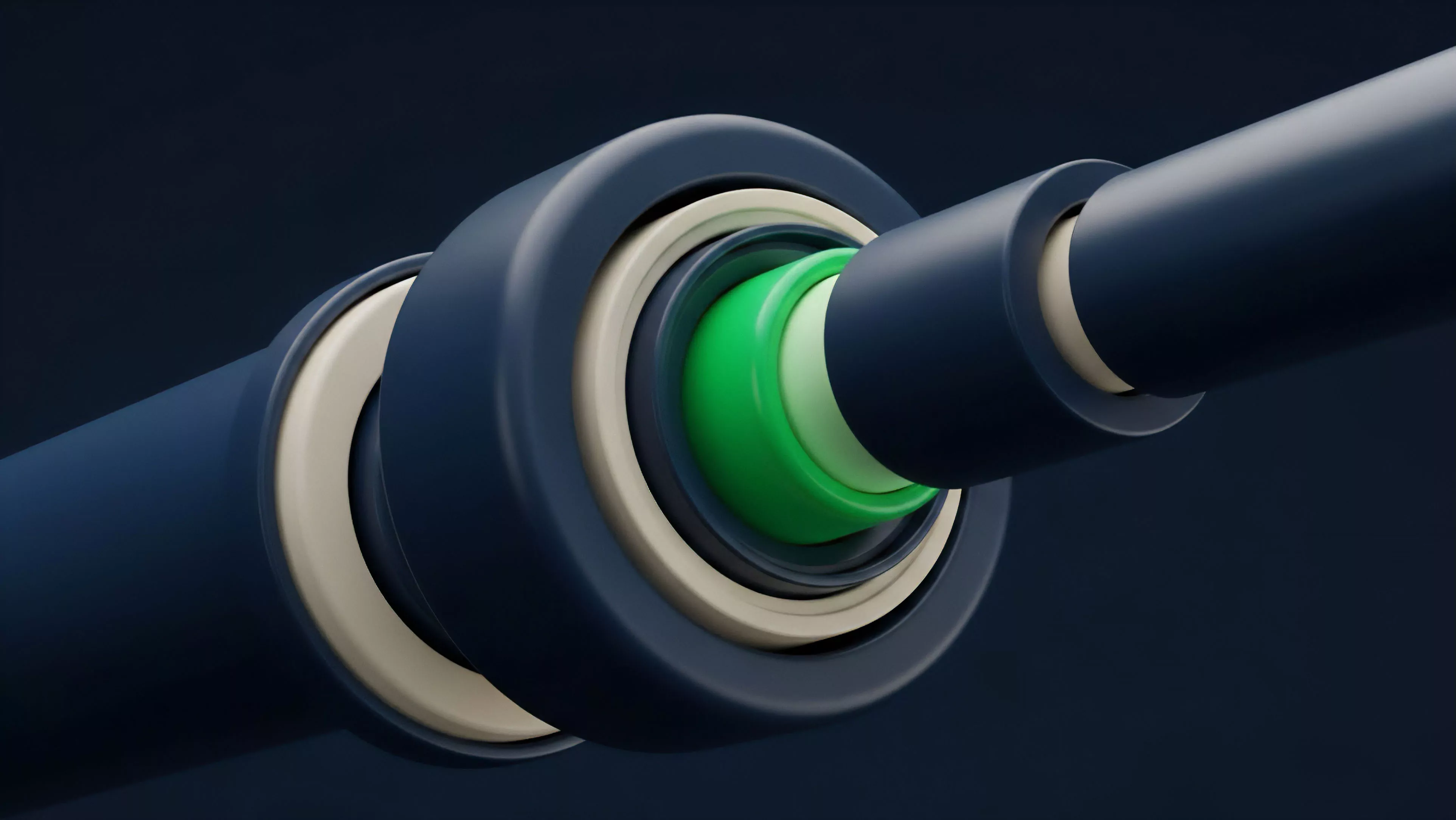 A macro view illustrates the intricate layering of a financial derivative structure.