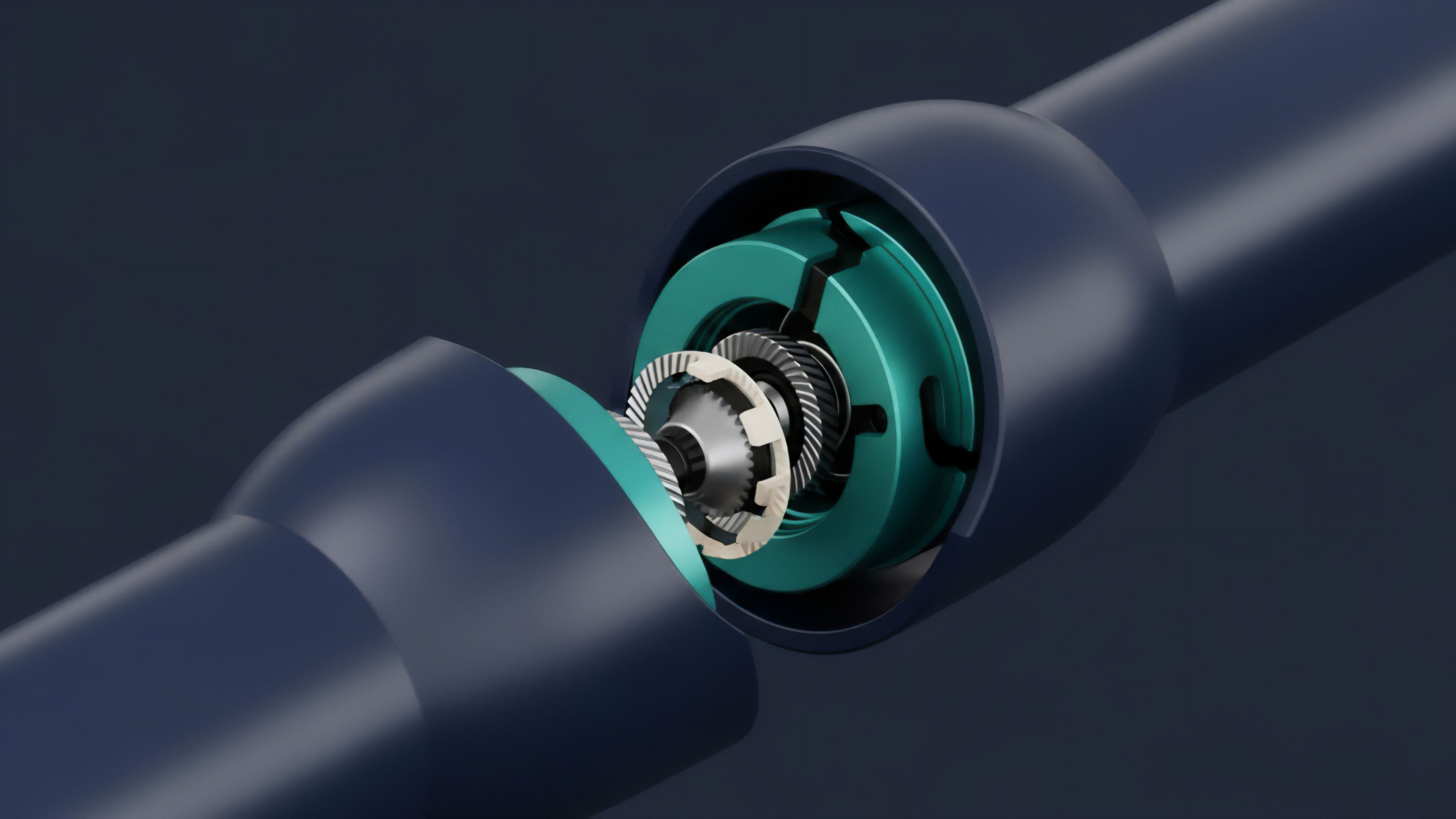 A detailed 3D visualization illustrates a complex smart contract mechanism separating into two components. This symbolizes the due diligence process of dissecting a structured financial derivative product to understand its internal workings. The intricate gears and rings represent the settlement logic, collateralization ratios, and risk parameters embedded within the protocol's code. The teal elements signify the automated market maker functionalities and liquidity pools, while the metallic components denote the oracle mechanisms providing price feeds. This highlights the importance of transparency in analyzing potential vulnerabilities and systemic risks in decentralized finance protocols.