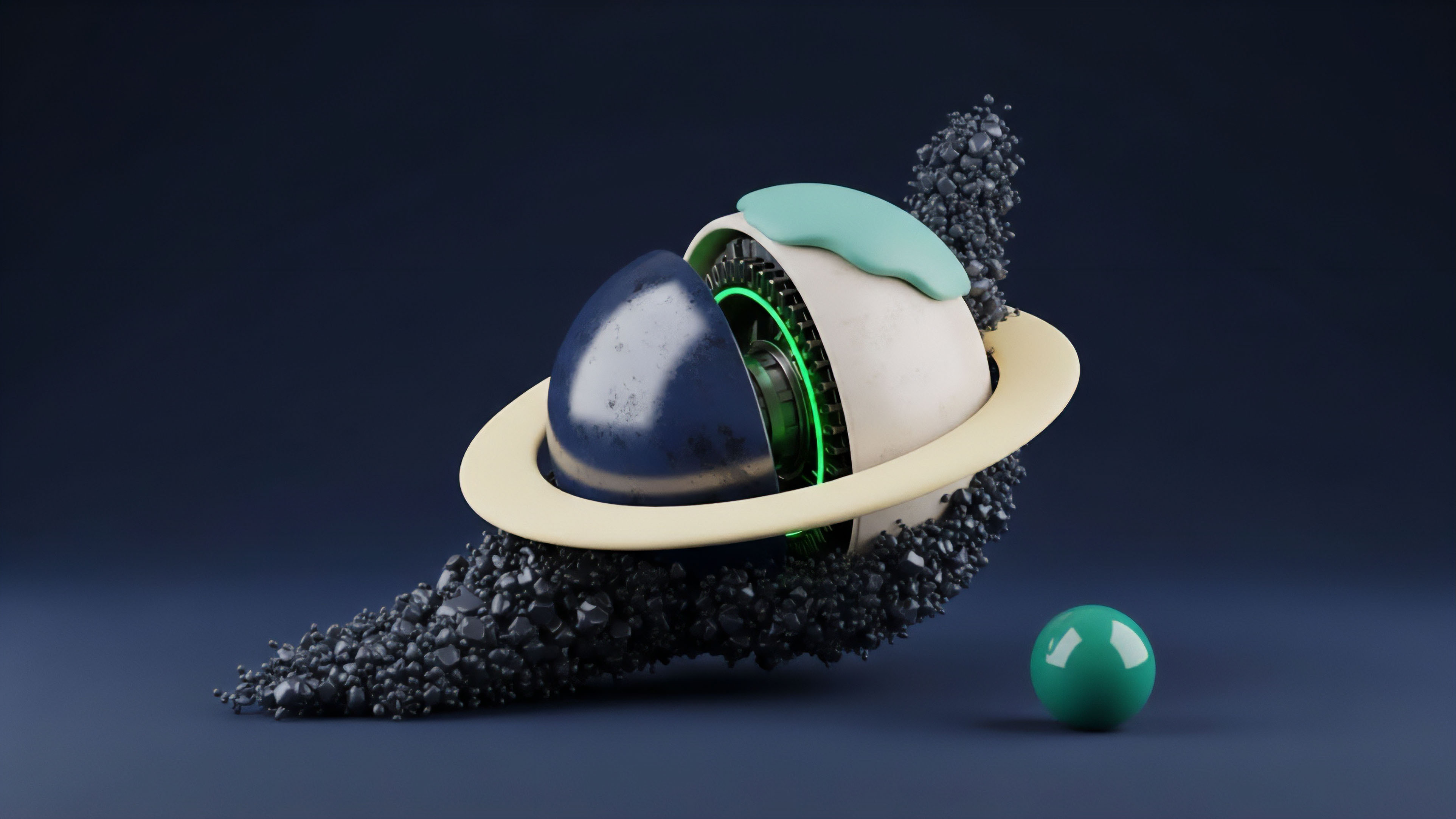 A detailed cross-section of a complex asset structure represents the internal mechanics of a decentralized finance derivative. The layers illustrate the collateralization process and intrinsic value components of a structured product, while the surrounding granular matter signifies market fragmentation. The glowing core emphasizes the underlying protocol mechanism and specific tokenomics. This visual metaphor highlights the importance of rigorous risk assessment for smart contracts and collateralized debt positions, revealing hidden leverage and potential liquidation risks in decentralized exchanges.
