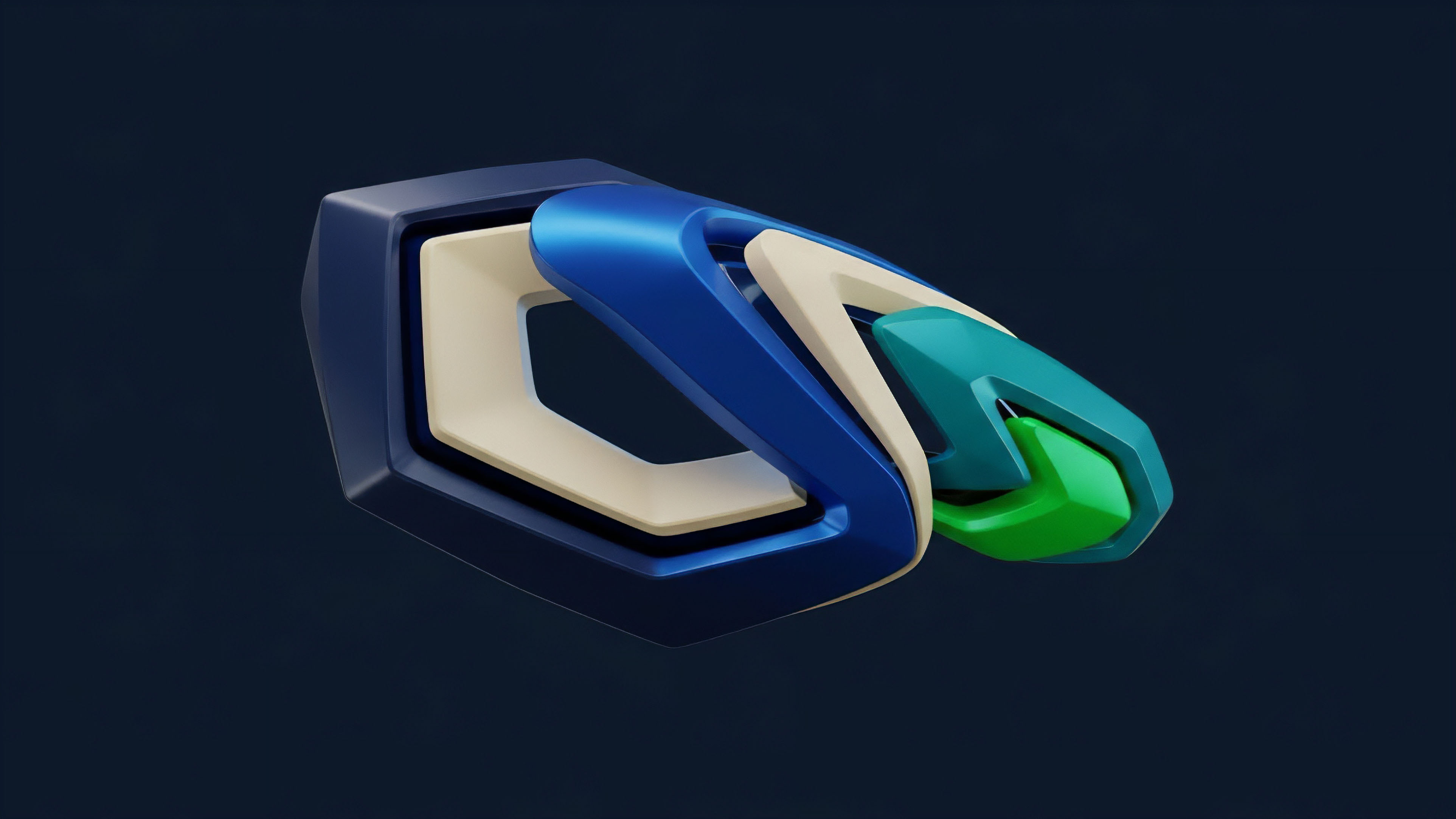 A complex abstract structure represents a decentralized options protocol. The layered design symbolizes risk layering within collateralized debt positions. Interlocking components illustrate the composability of smart contracts and synthetic assets within liquidity pools. Different colors represent various segments in a dynamic margining system, reflecting the volatility surface and complex financial instruments in an options chain.