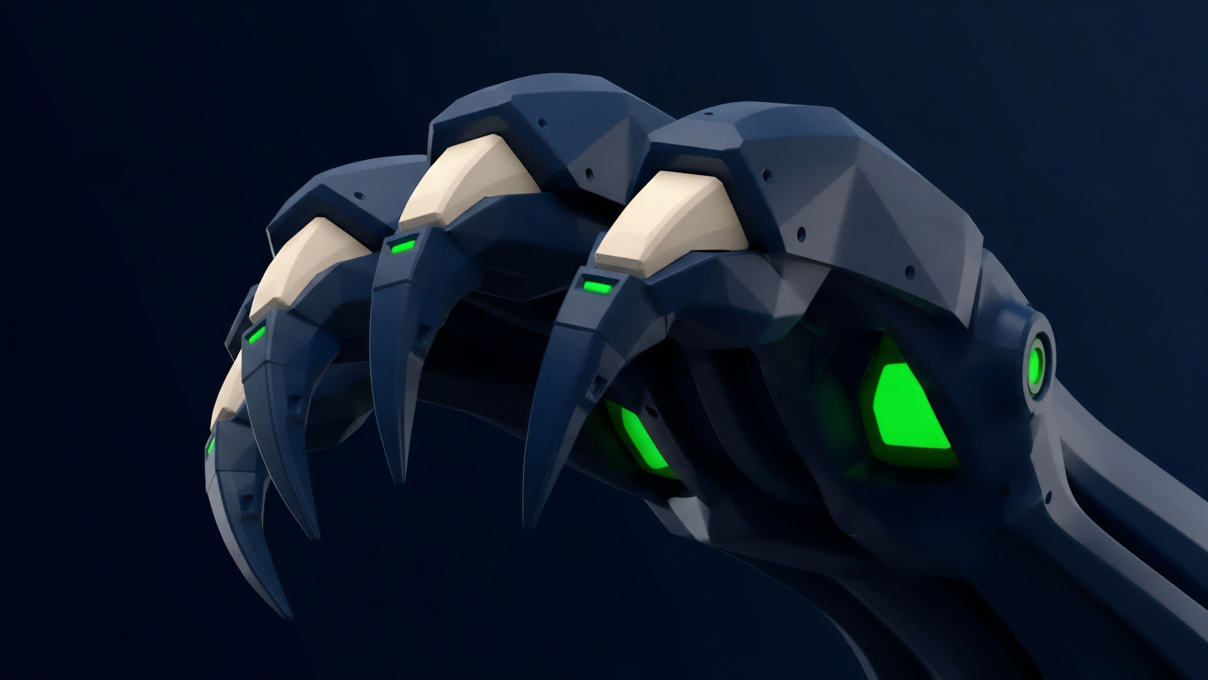 This mechanical construct illustrates the aggressive nature of high-frequency trading HFT algorithms and predatory market maker strategies. The sharp, articulated segments and pointed claws symbolize precise algorithmic execution, latency arbitrage, and front-running tactics. The glowing green components represent live data feeds, order book depth analysis, and active alpha generation. This digital predator model reflects the calculated and swift actions in modern financial derivatives markets, highlighting the race for nanosecond advantages in liquidity provision. The intricate design metaphorically represents the complexity of financial engineering in derivatives pricing.