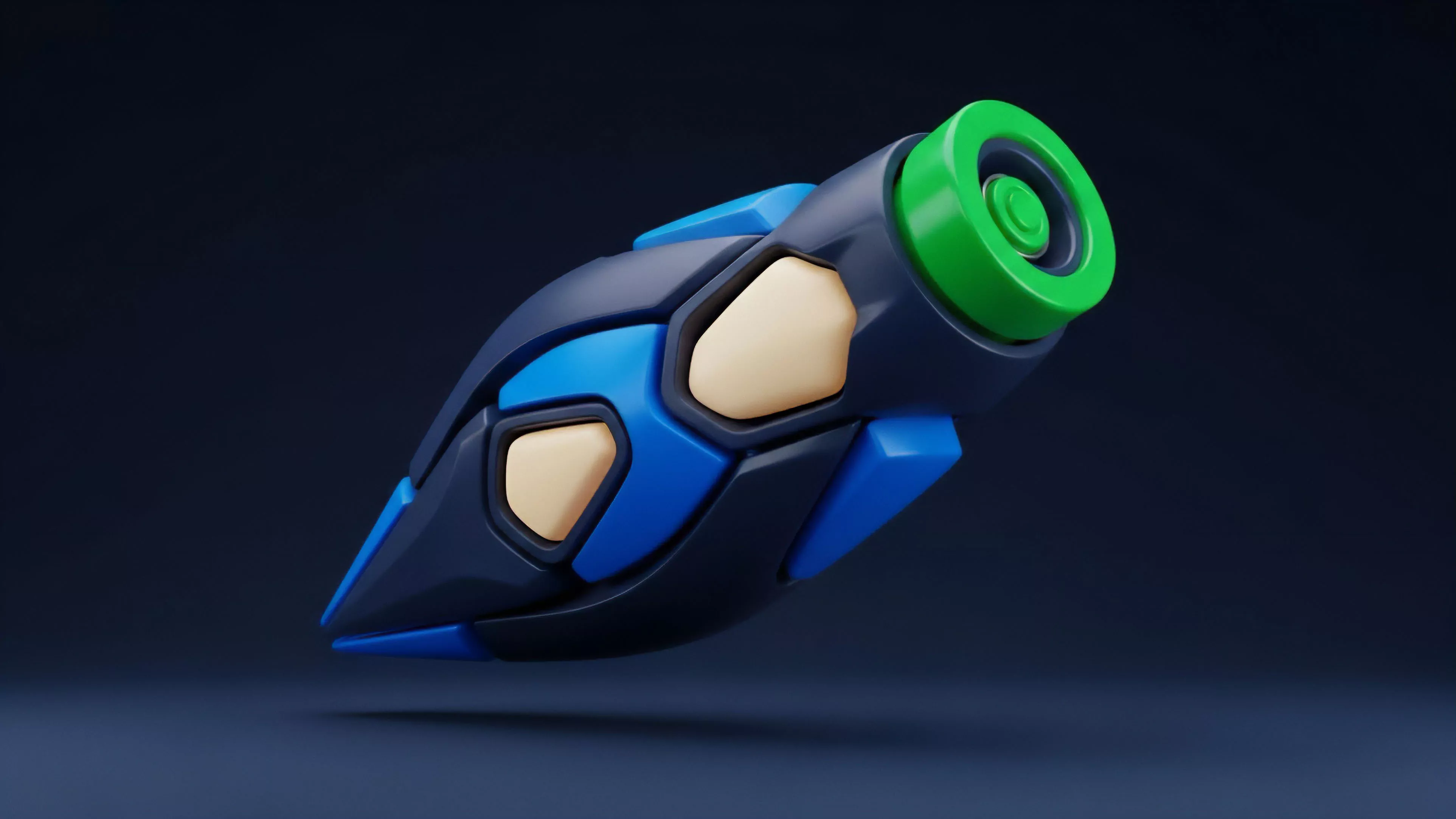 A futuristic, sleek render of a complex financial instrument or advanced component.