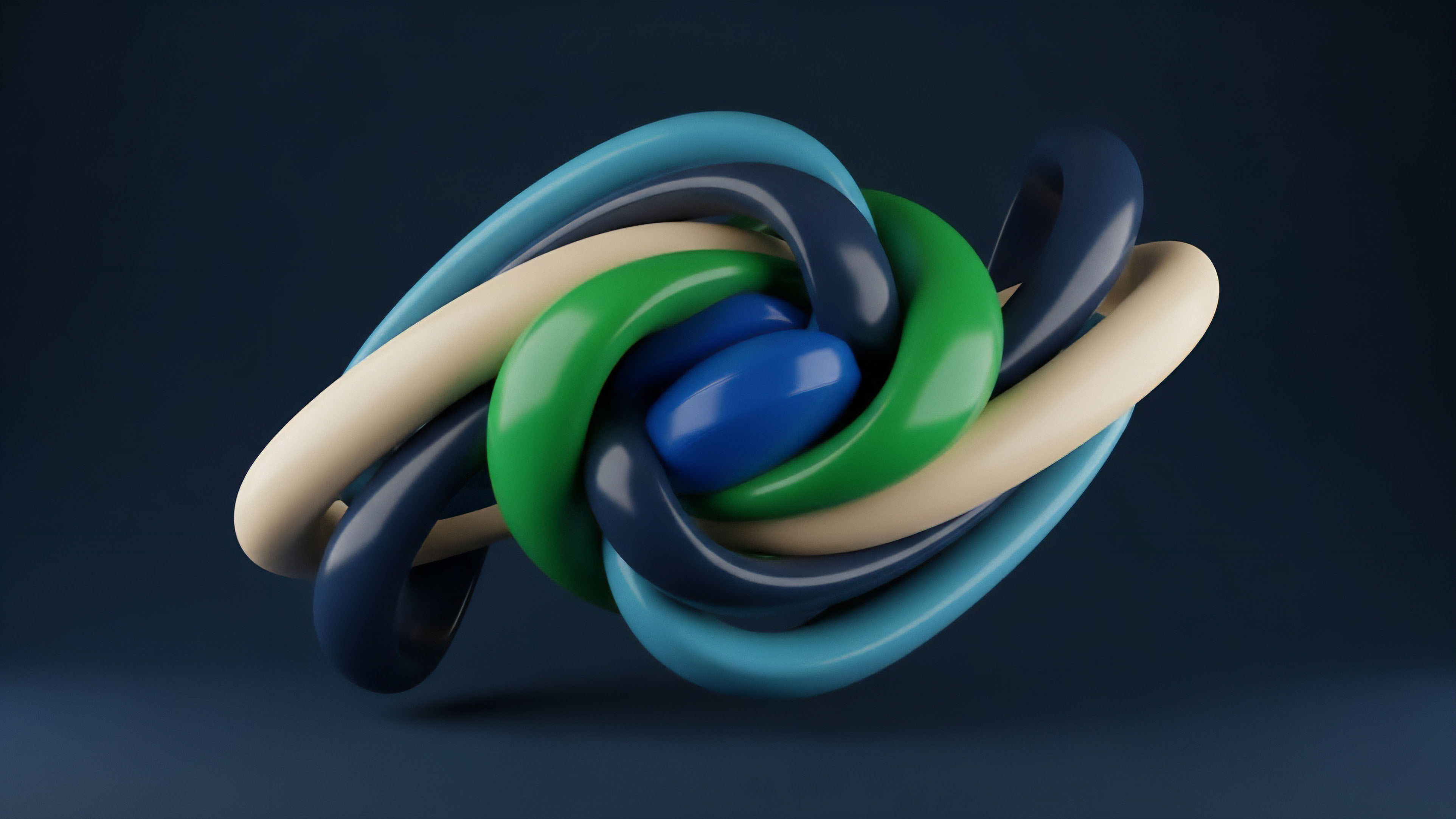 A representation of intricate relationships in decentralized finance DeFi ecosystems, where multi-asset strategies intertwine like complex financial derivatives. The intertwined strands symbolize cross-chain interoperability and collateralized swaps, with the central structure representing liquidity pools interacting through automated market makers AMM or smart contracts. This visual metaphor illustrates the risk interdependency inherent in algorithmic trading, where complex structured products create intertwined pathways for hedging and potential arbitrage opportunities in the derivatives market. The different colors differentiate specific asset classes or risk profiles.