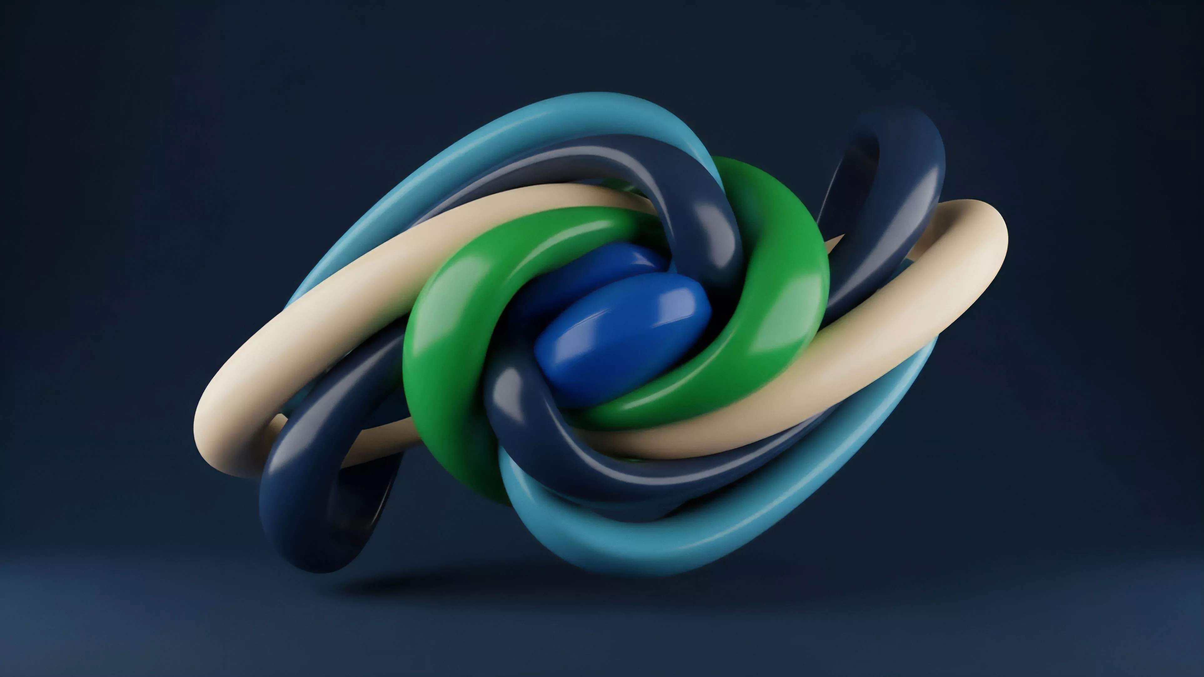 A representation of intricate relationships in decentralized finance DeFi ecosystems, where multi-asset strategies intertwine like complex financial derivatives. The intertwined strands symbolize cross-chain interoperability and collateralized swaps, with the central structure representing liquidity pools interacting through automated market makers AMM or smart contracts. This visual metaphor illustrates the risk interdependency inherent in algorithmic trading, where complex structured products create intertwined pathways for hedging and potential arbitrage opportunities in the derivatives market. The different colors differentiate specific asset classes or risk profiles.