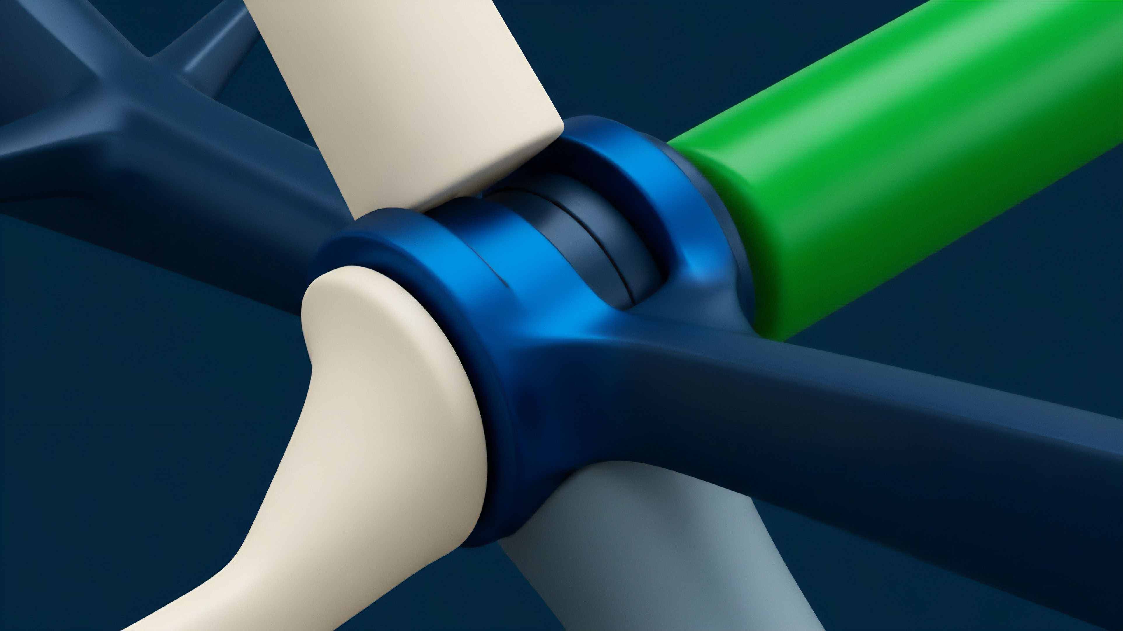 A high-level view of a complex financial derivative structure, visualizing the central clearing mechanism where diverse asset classes converge. The smooth, interconnected components represent the sophisticated interplay between underlying assets, collateralized debt positions, and variable interest rate swaps. This model illustrates the architecture of a multi-legged option strategy, where various positions represented by different arms are consolidated to manage systemic risk and optimize yield generation through advanced tokenomics within a DeFi ecosystem.