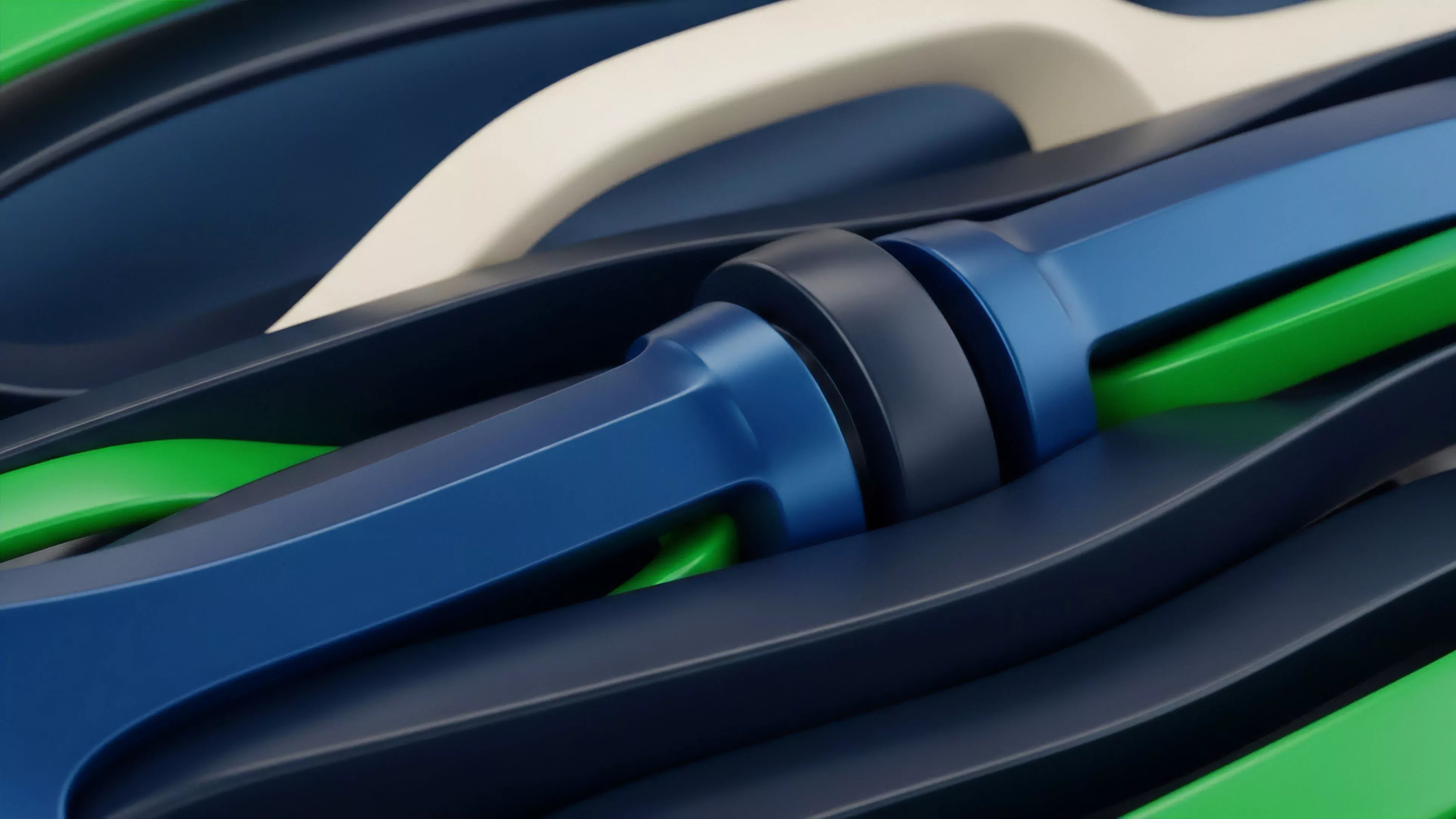 An abstract visualization depicts a multi-layered system representing cross-chain liquidity flow and decentralized derivatives. The intricate structure of interwoven strands symbolizes the complexities of synthetic assets and collateral management in a decentralized exchange DEX. The interplay of colors highlights diverse liquidity pools within an automated market maker AMM framework. This architecture is vital for executing complex options trading strategies and managing risk exposure, emphasizing the need for robust Layer-2 protocols to ensure settlement finality across interconnected financial systems.