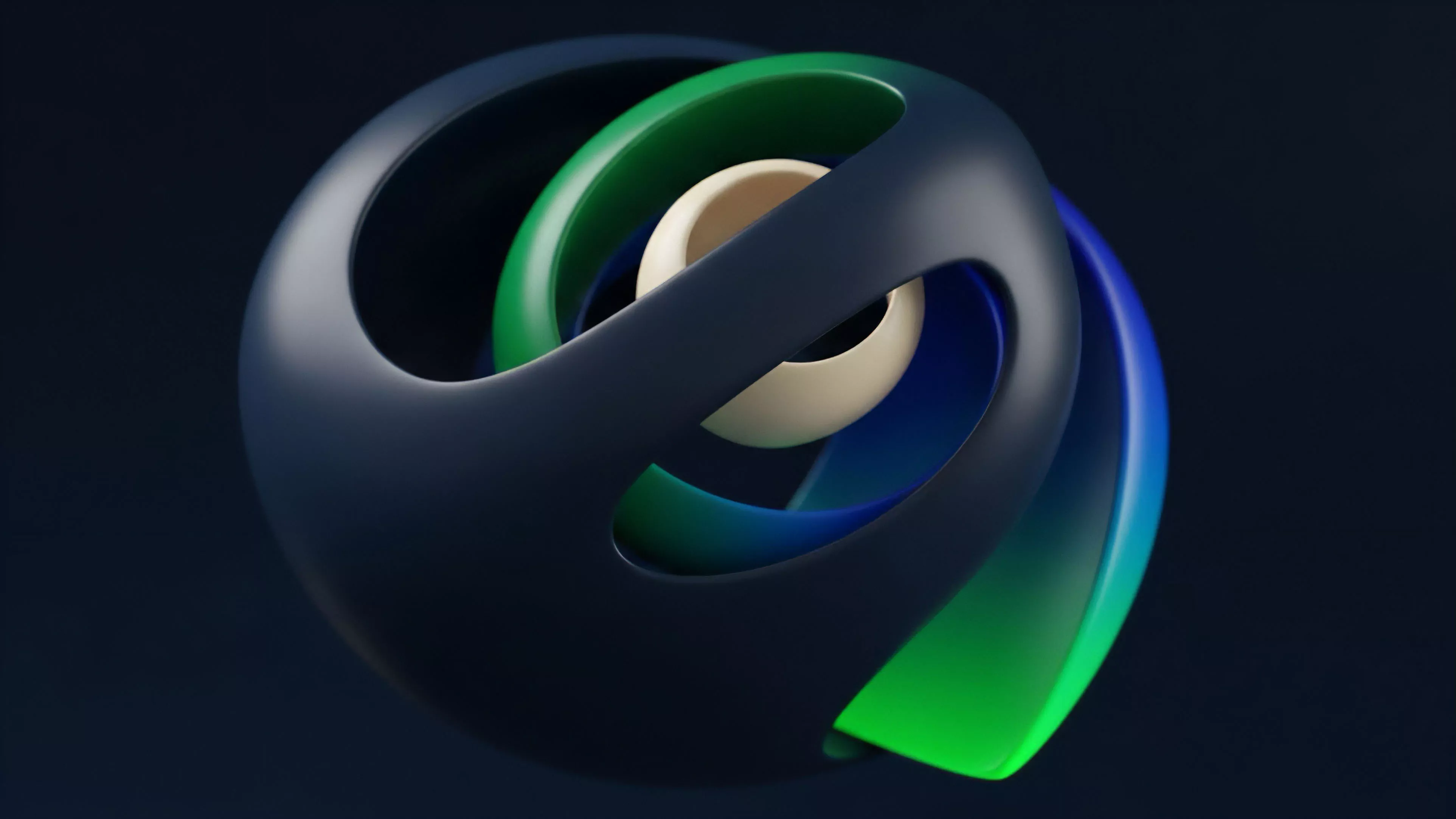 An abstract composition visualizing the complex layered architecture of decentralized derivatives.