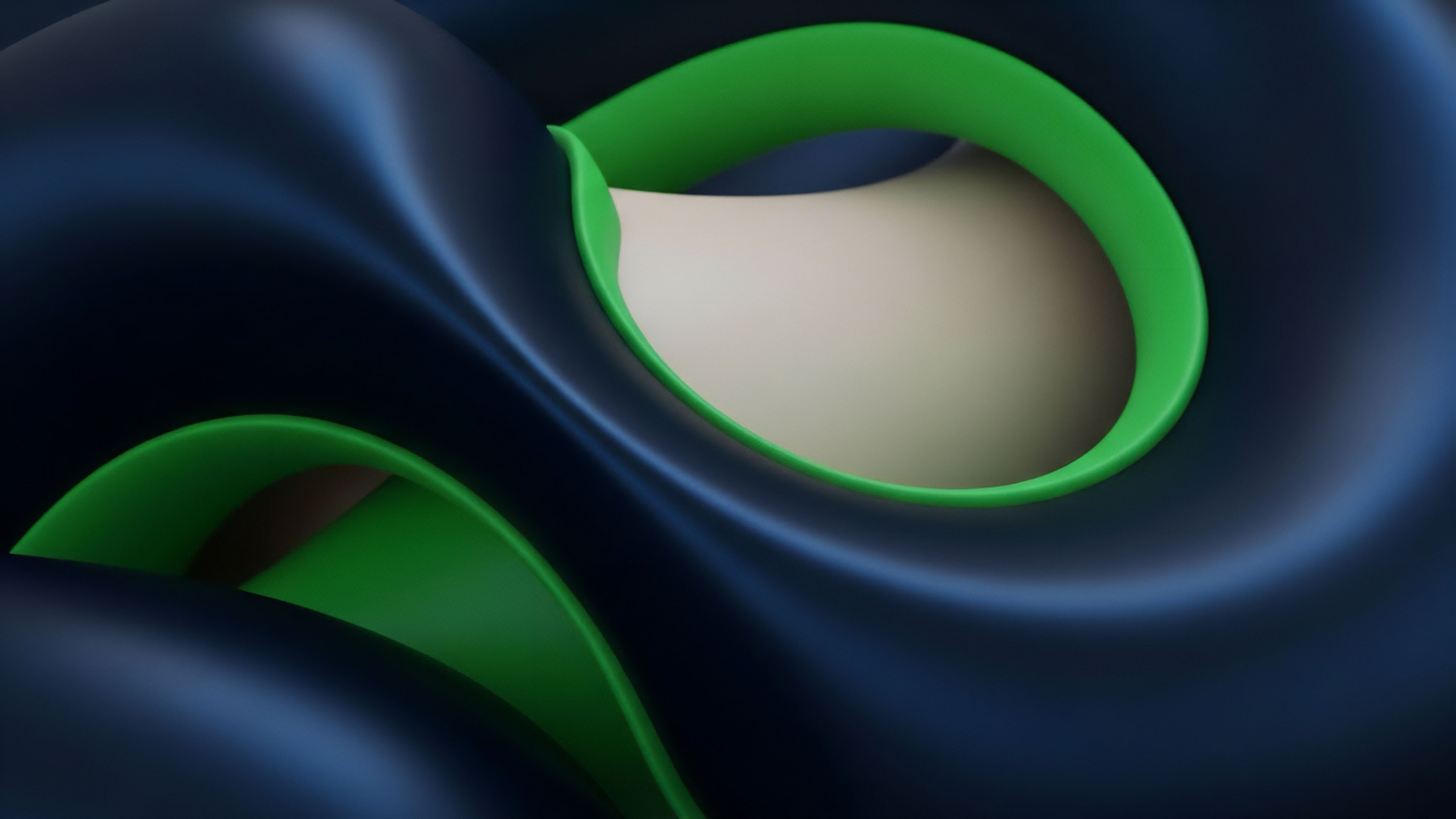 A complex abstract structure representing financial derivatives markets. The dark, flowing surface symbolizes market volatility and liquidity flow, where deep indentations represent market anomalies or liquidity traps. Vibrant green bands indicate specific financial instruments like perpetual contracts or options contracts, intricately linked to the underlying asset. This visual complexity illustrates sophisticated hedging strategies and collateralization mechanisms within decentralized finance protocols, where risk exposure and price discovery are dynamically managed through interwoven components.