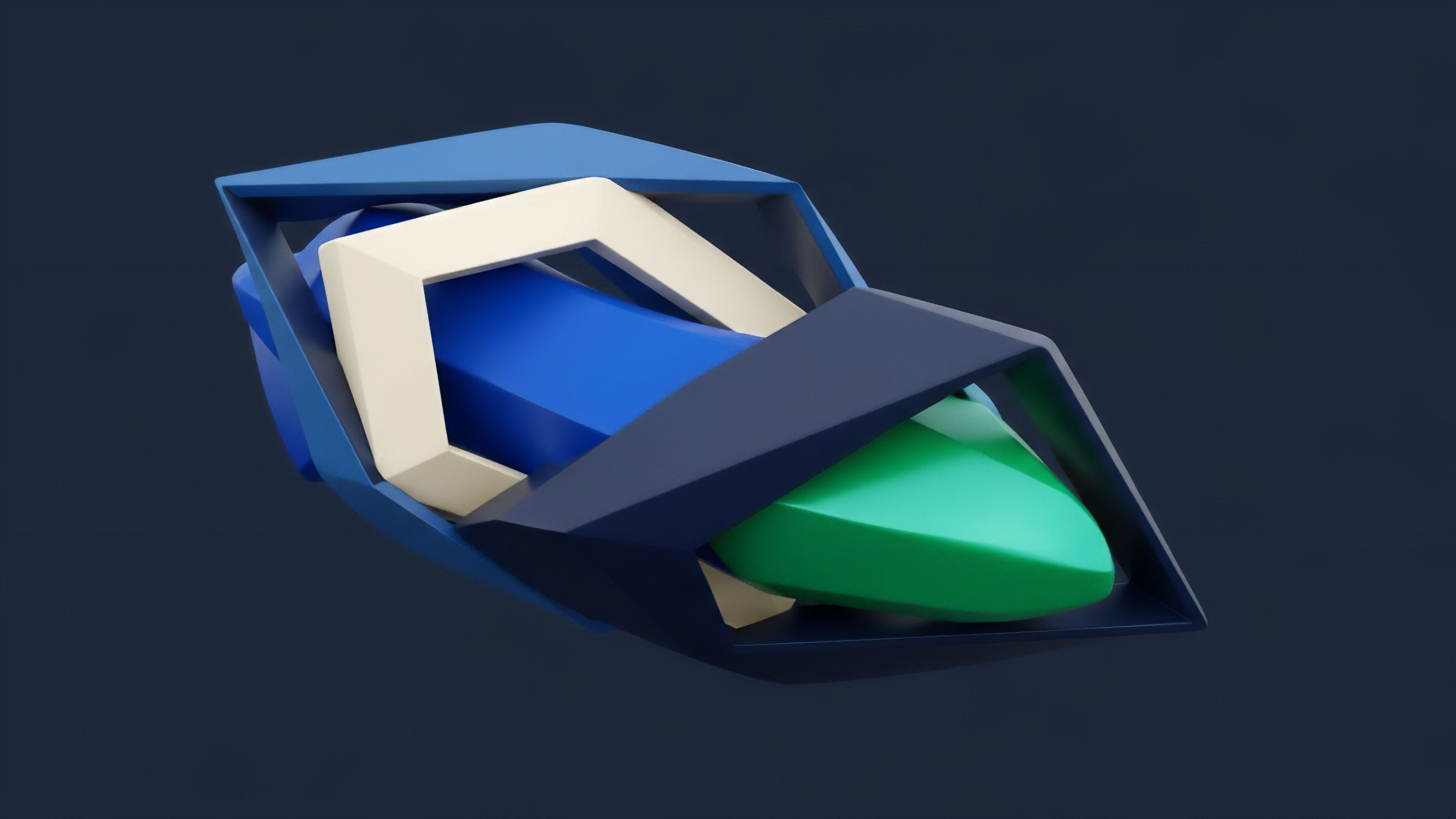 A visual representation of layered financial architecture and smart contract composability. The geometric structure illustrates risk stratification in structured products, where underlying assets like a synthetic asset or collateralized debt obligations are encapsulated within various tranches. The interlocking components symbolize the deep liquidity provision and interoperability of DeFi protocols. The design emphasizes a complex options derivative strategy or the nesting of smart contracts to form sophisticated yield strategies, highlighting the systemic dependencies and risk vectors inherent in decentralized finance.
