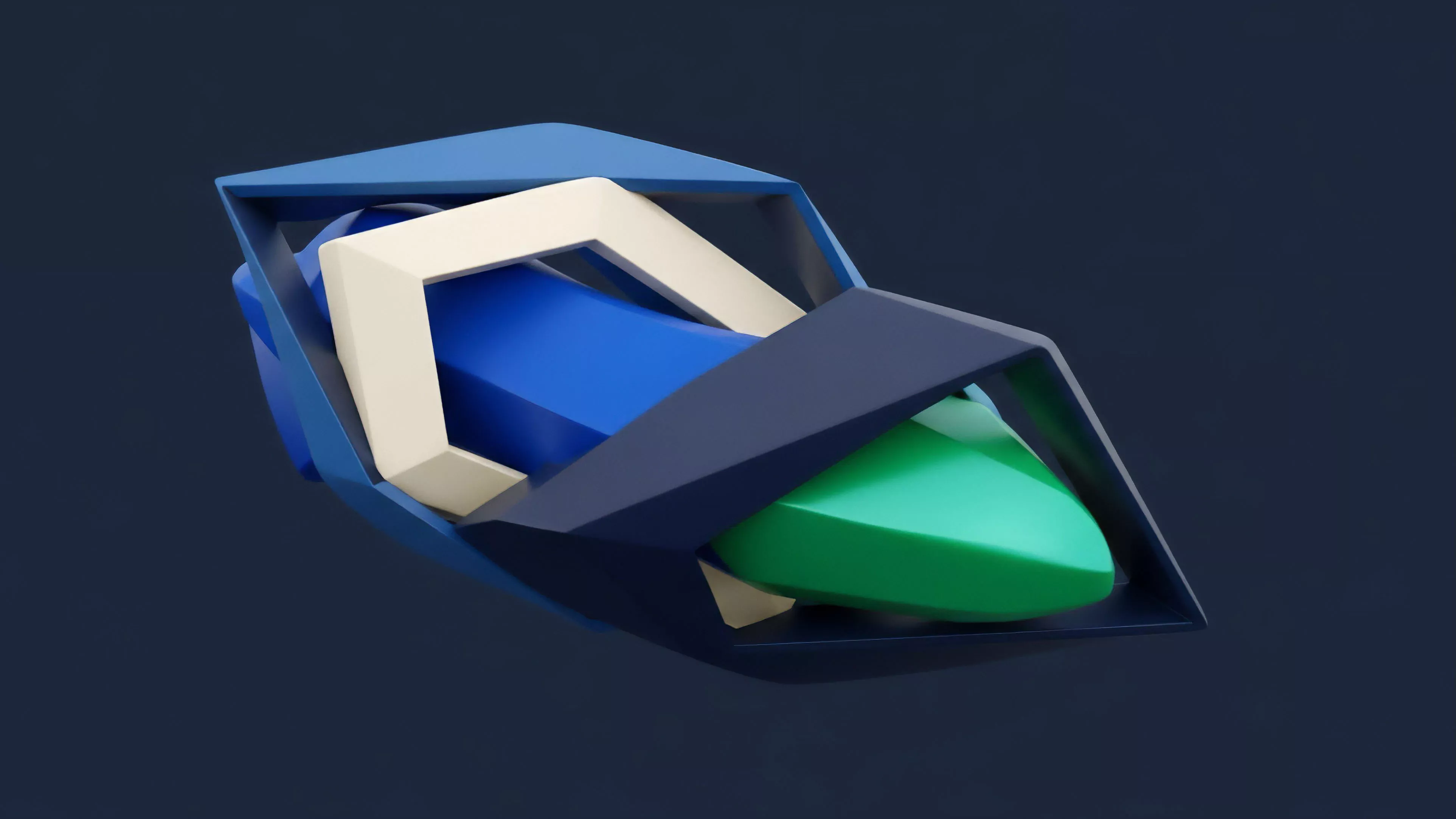 A visual representation of layered financial architecture and smart contract composability. The geometric structure illustrates risk stratification in structured products, where underlying assets like a synthetic asset or collateralized debt obligations are encapsulated within various tranches. The interlocking components symbolize the deep liquidity provision and interoperability of DeFi protocols. The design emphasizes a complex options derivative strategy or the nesting of smart contracts to form sophisticated yield strategies, highlighting the systemic dependencies and risk vectors inherent in decentralized finance.