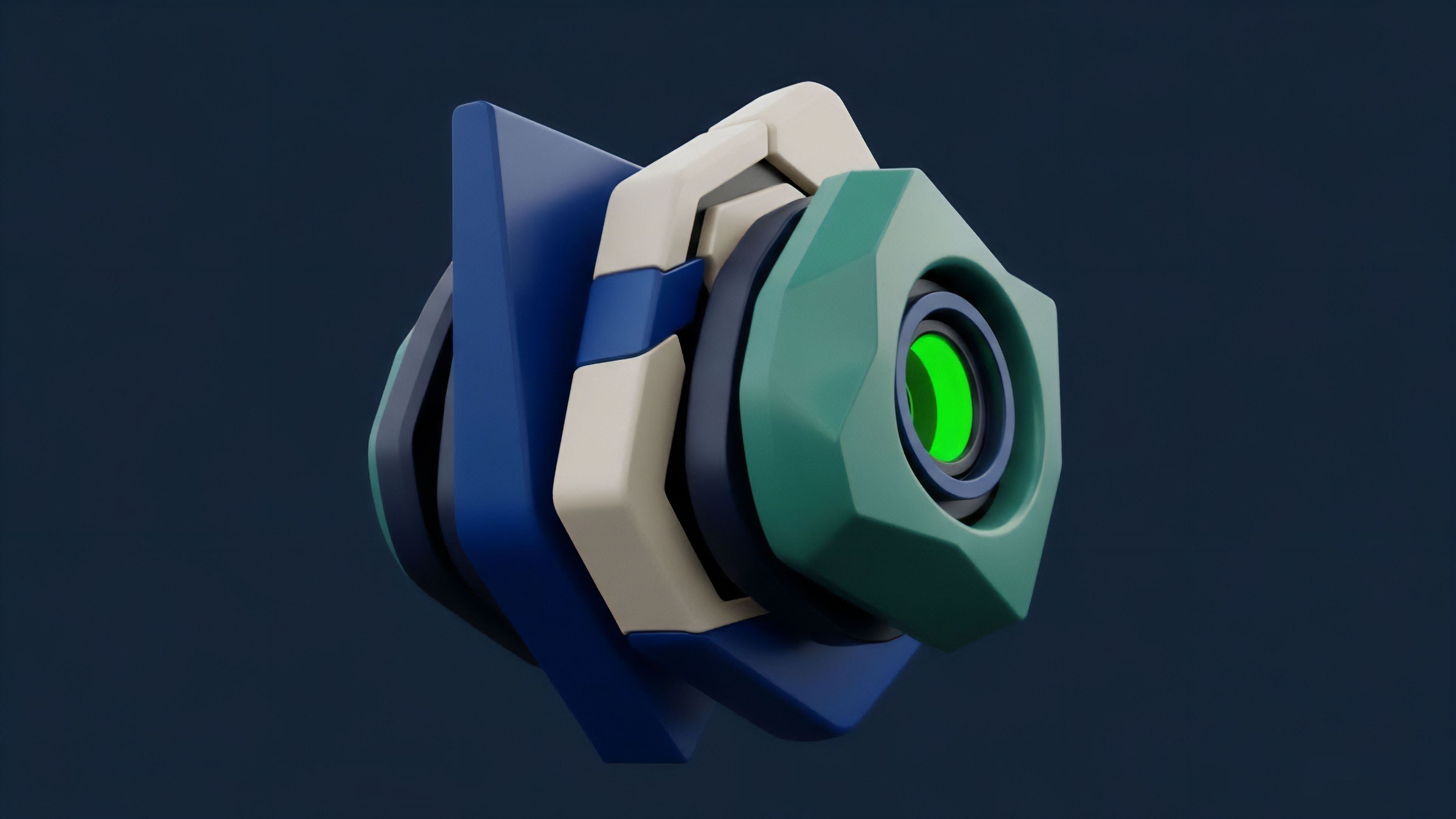 A layered geometric object with a glowing green central lens visually represents a sophisticated decentralized finance protocol architecture. The modular components illustrate the principle of smart contract composability within a DeFi ecosystem. The central lens symbolizes an on-chain oracle network providing real-time data feeds essential for algorithmic trading and liquidity provision. This structure facilitates automated market making and performs volatility analysis to manage impermanent loss and maintain collateralization ratios within a decentralized exchange. The design embodies a robust risk management framework for synthetic asset generation.