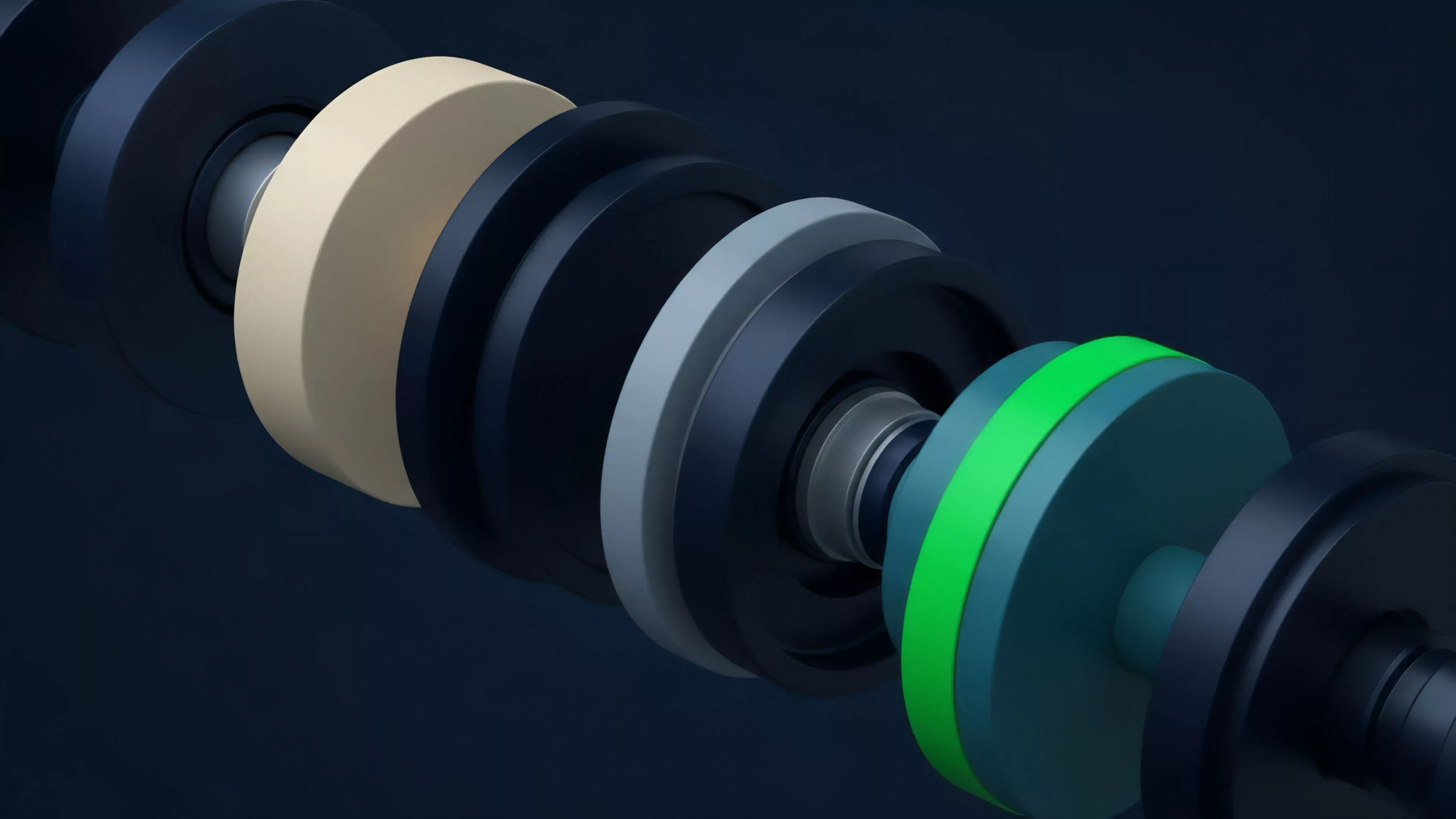 A detailed visualization of a complex structured product, illustrating the layering of different derivative tranches and risk stratification.