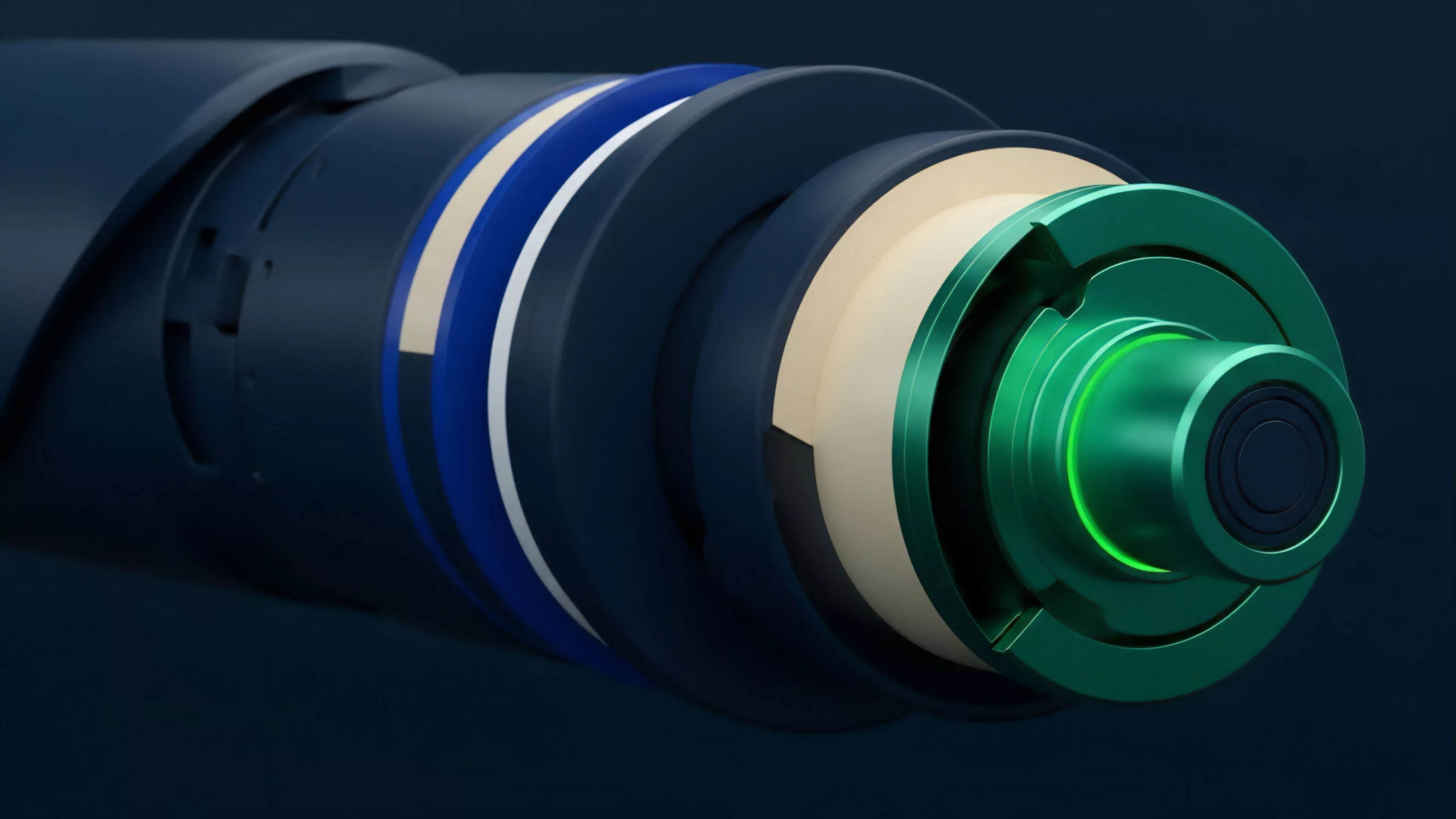 A detailed cross-section visually represents a complex structured financial product, such as a collateralized debt obligation CDO within decentralized finance DeFi.