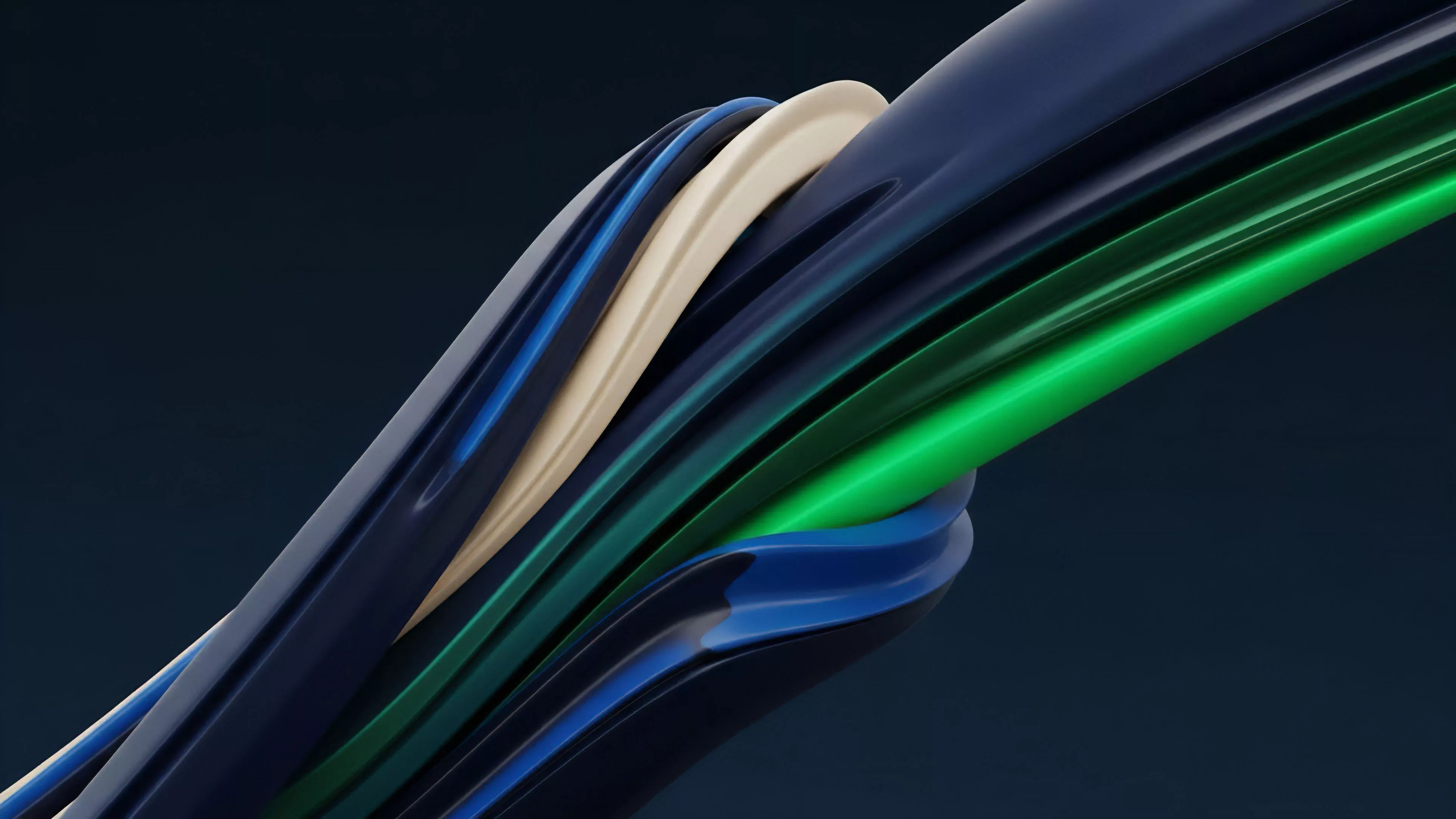 An abstract visualization portraying the interconnectedness of multi-asset derivatives within decentralized finance.