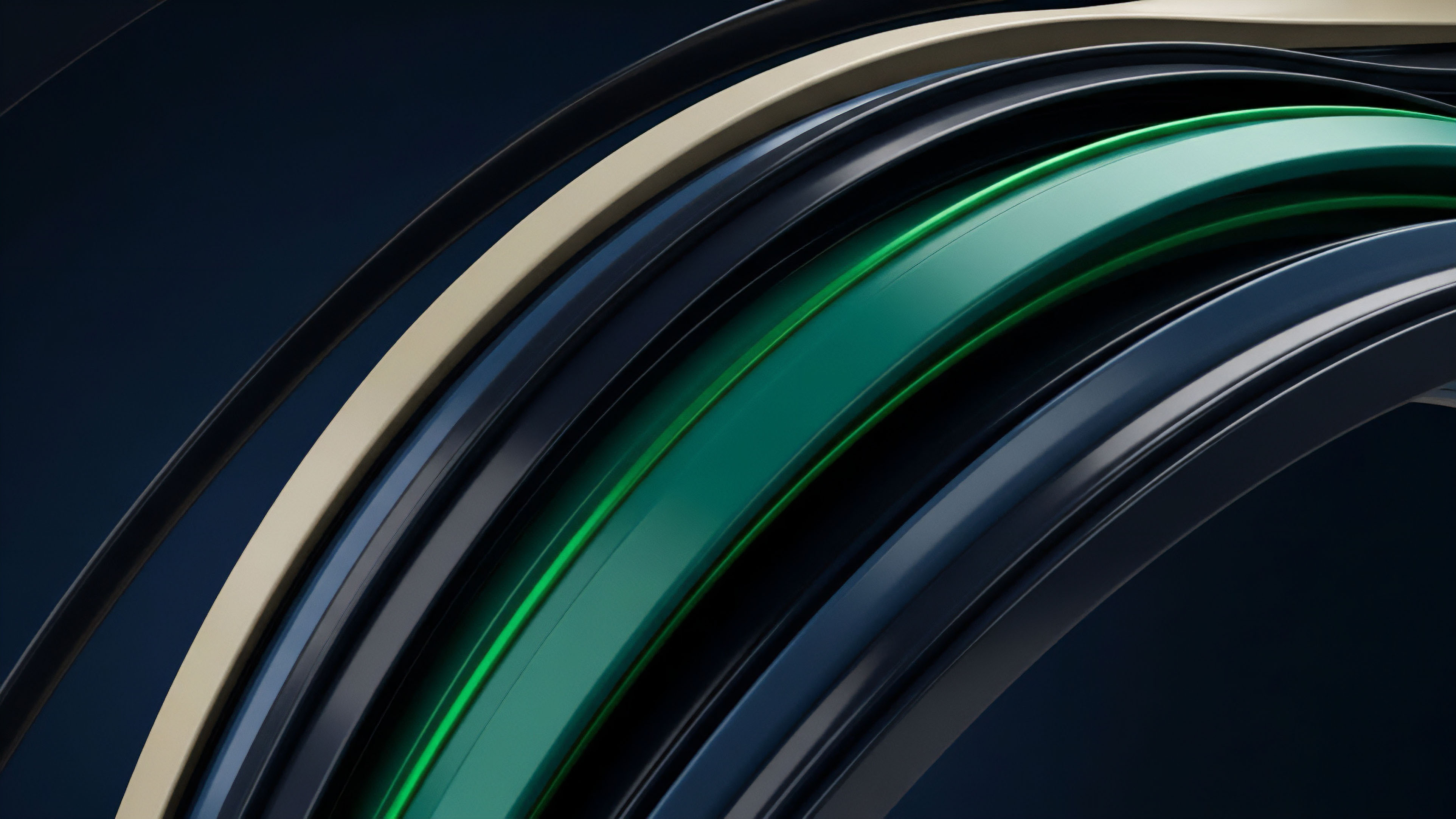 A dynamic visualization of multi-layered market flows illustrating complex financial derivatives structures in decentralized exchanges. The central bright green stratum signifies high-yield liquidity mining or arbitrage opportunities, contrasting with underlying layers representing collateralization and risk management protocols. This abstract representation emphasizes the dynamic nature of implied volatility and the continuous rebalancing of algorithmic trading strategies within a smart contract framework, reflecting real-time market data streams and asset allocation in DeFi protocols.